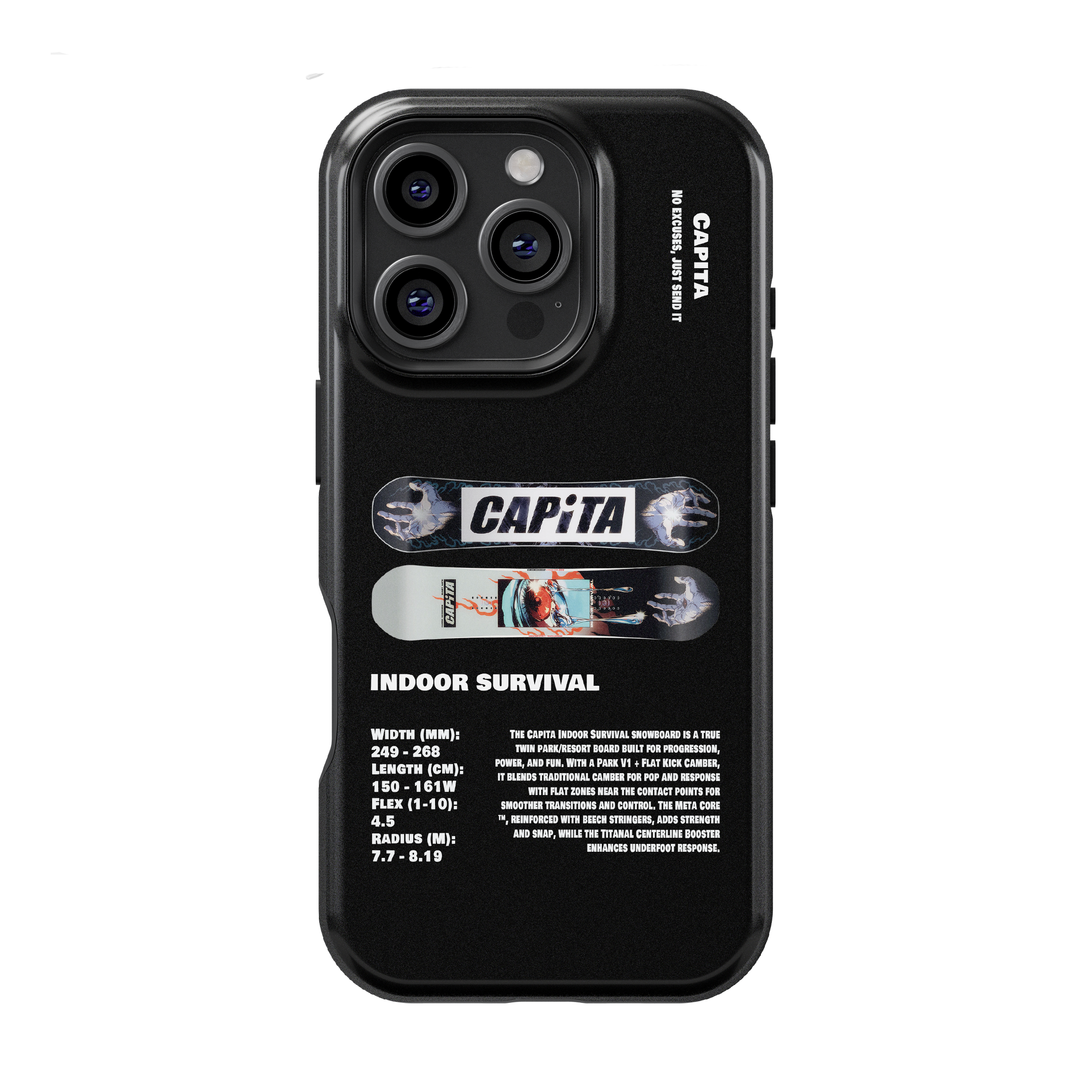 Étui de téléphone Capita Mega Death Snowboard