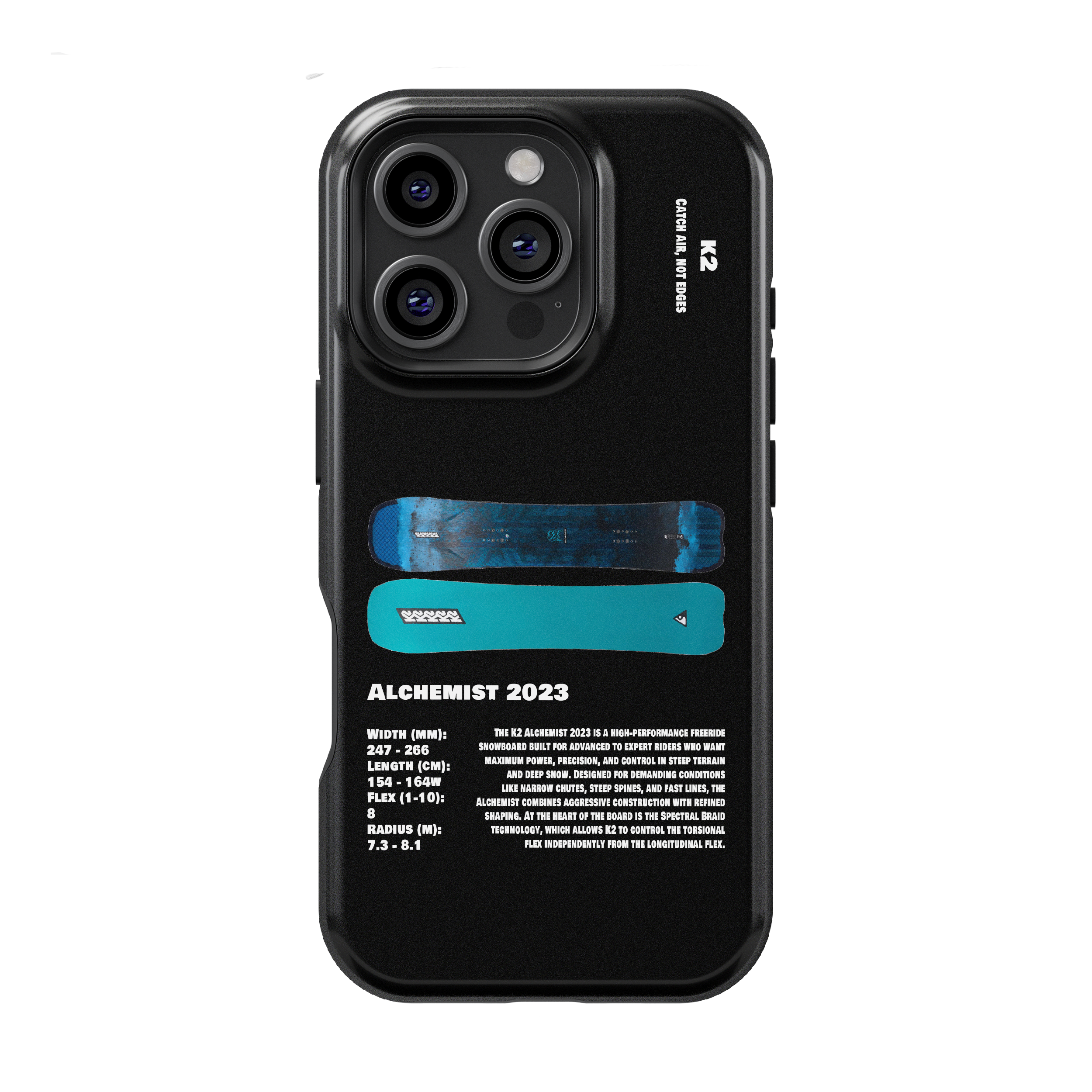 K2 Alchemist 2023 Snowboard Phone Case