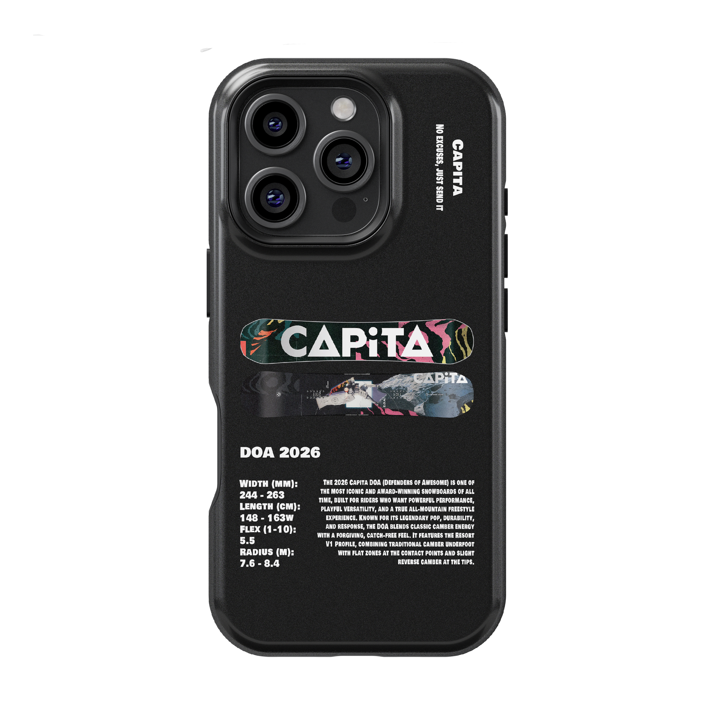 Capita DOA 2026 Snowboard Phone Case