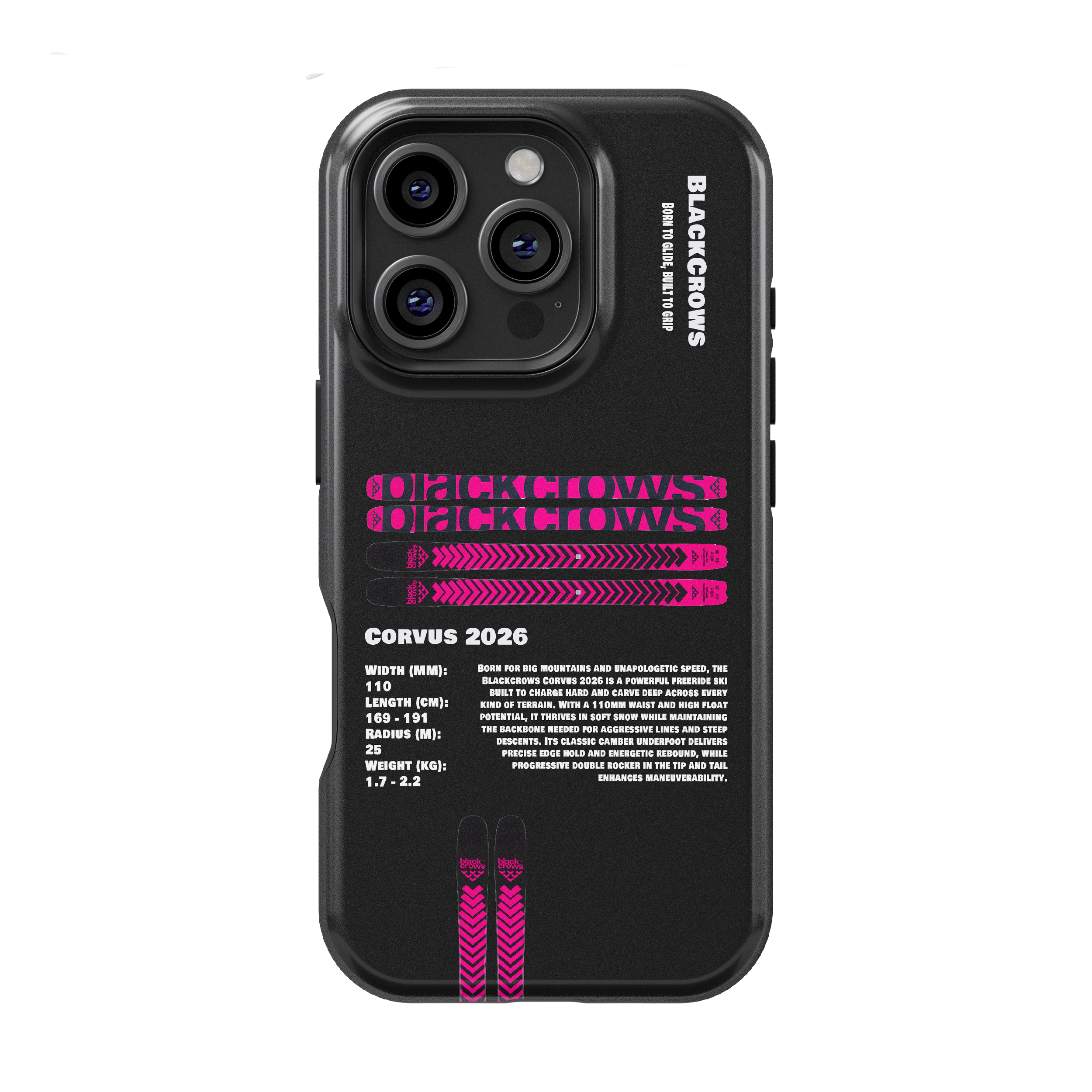 BlackCrows Corvus 2026 Ski Phone Case