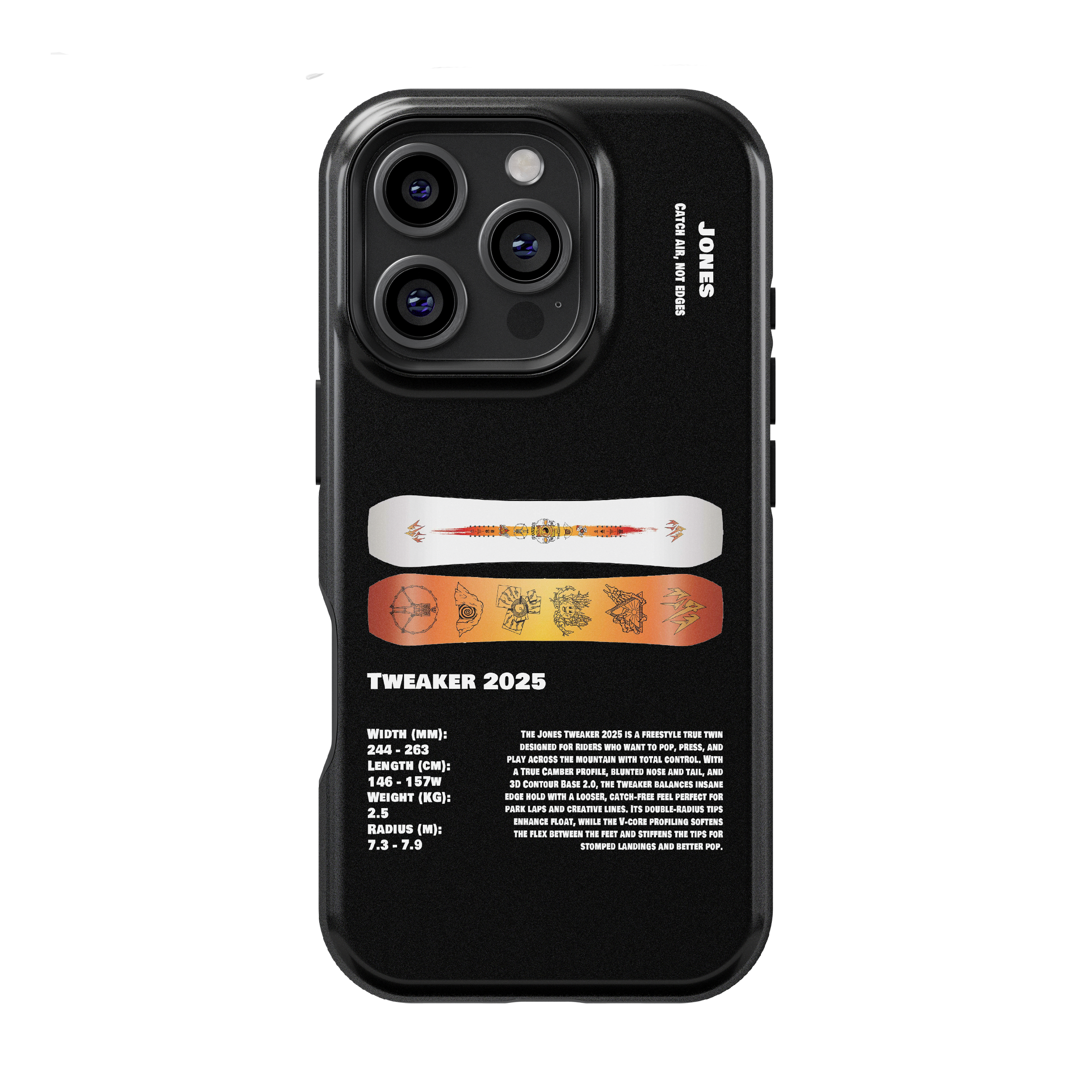 Jones Tweaker 2025 Snowboard Phone Case