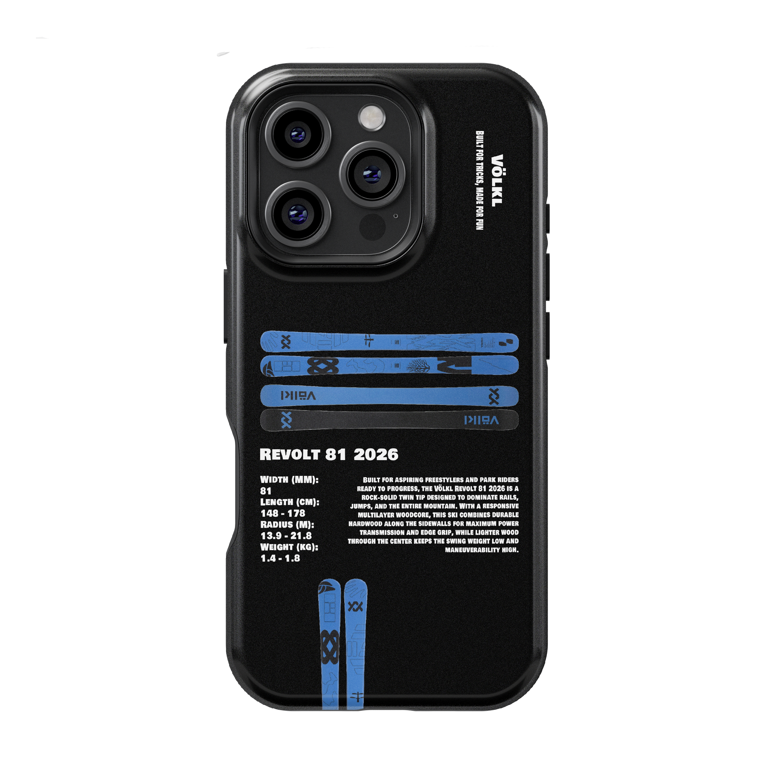Volkl Revolt 81 2026 Ski Phone Case