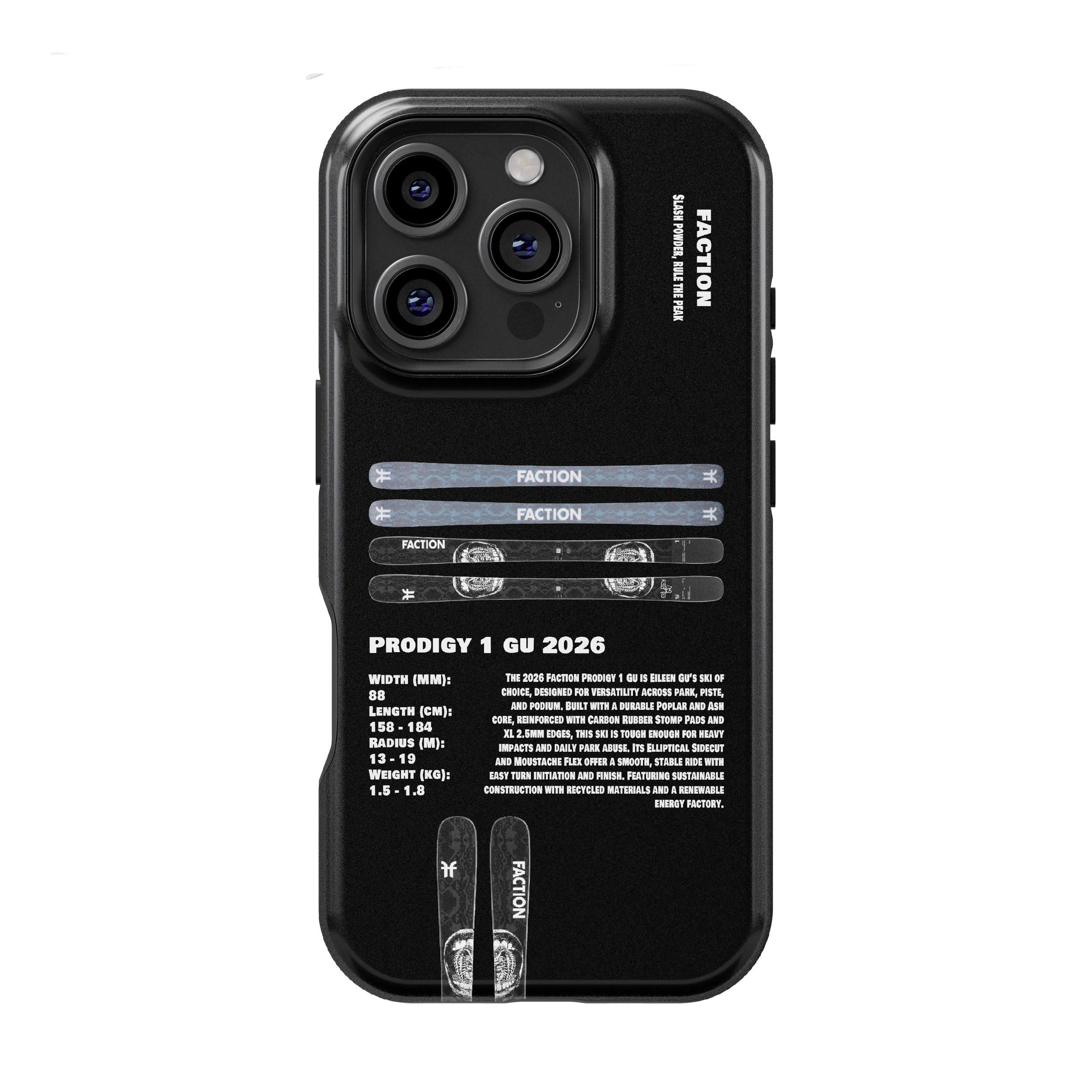 Faction Prodigy 1 Gu 2026 Ski Phone Case