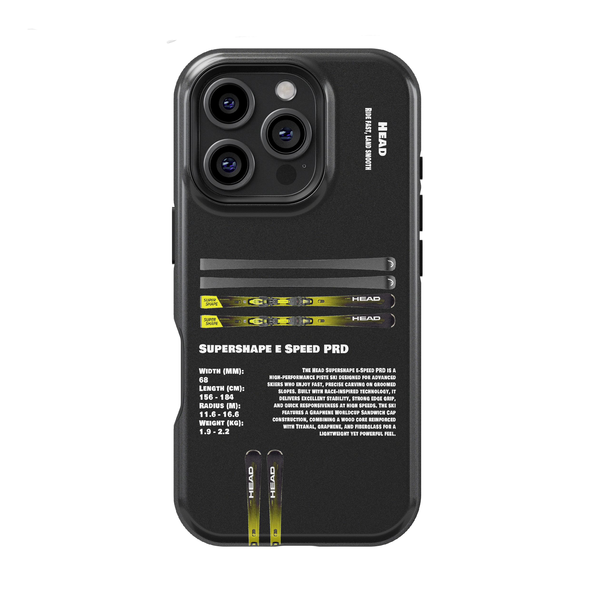 Head Supershape e Speed PRD Ski Phone Case