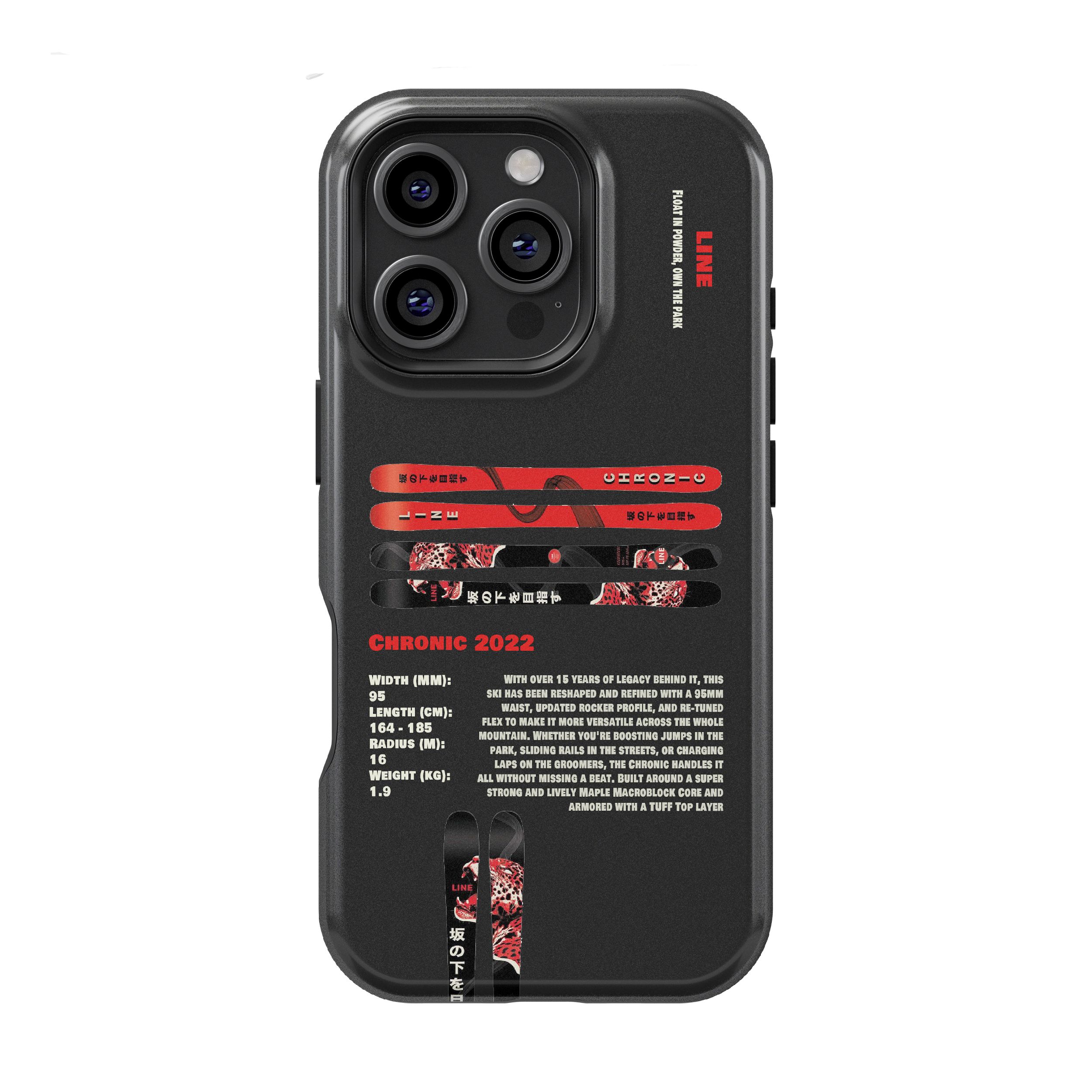 Line Chronic 2022 Ski Phone Case