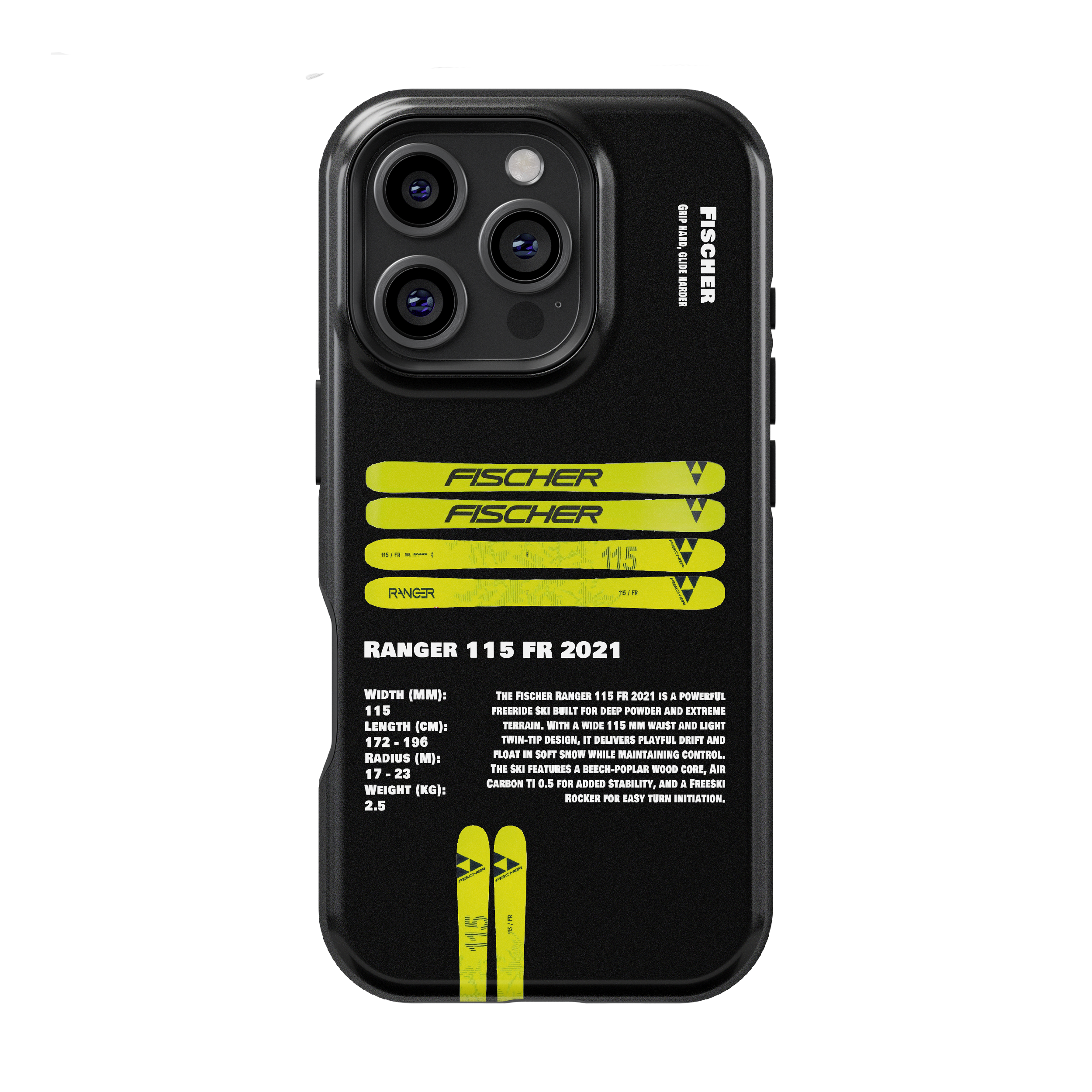 Fischer Ranger 115 FR 2021 Ski Phone Case