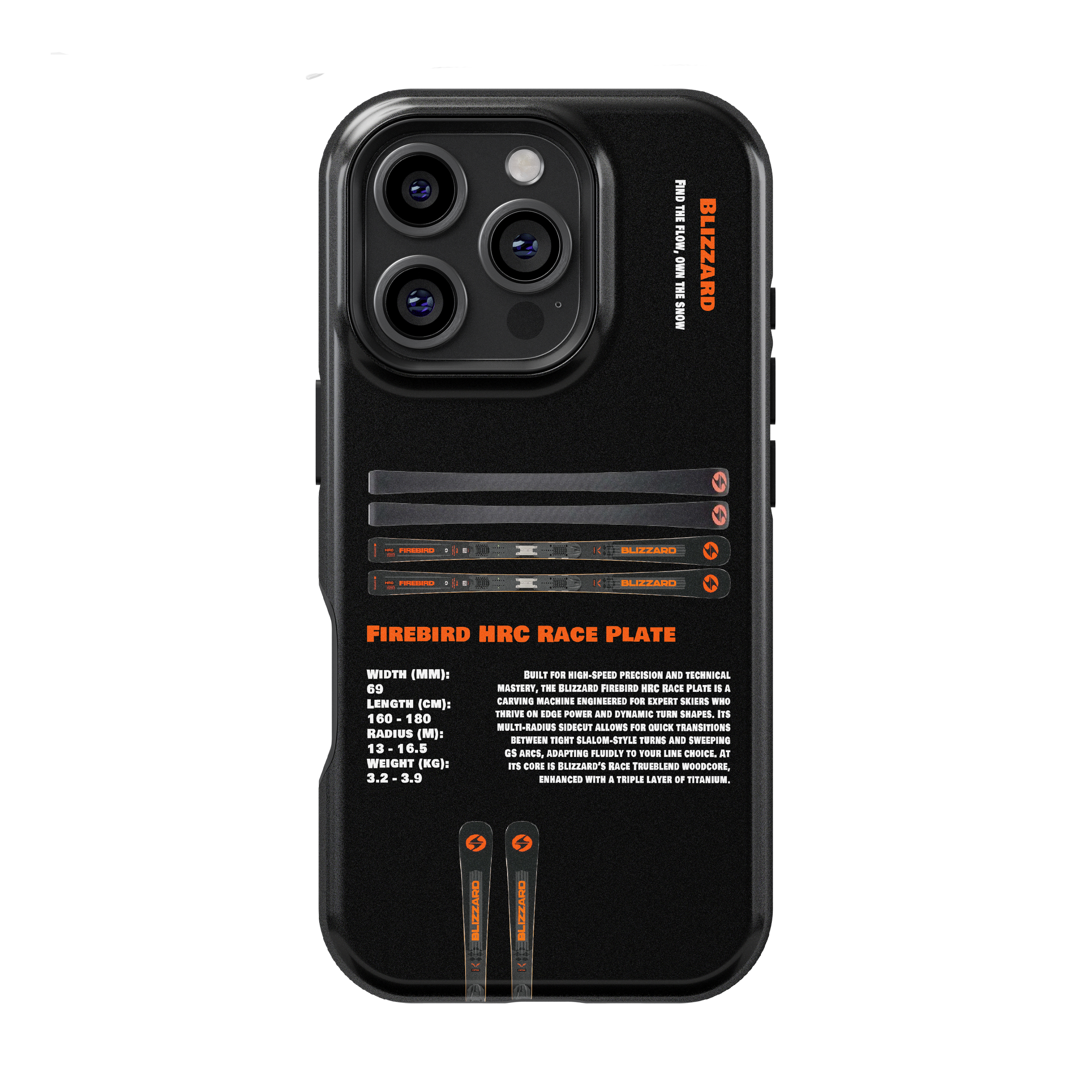 Blizzard Firebird HRC Race Plate Ski Phone Case