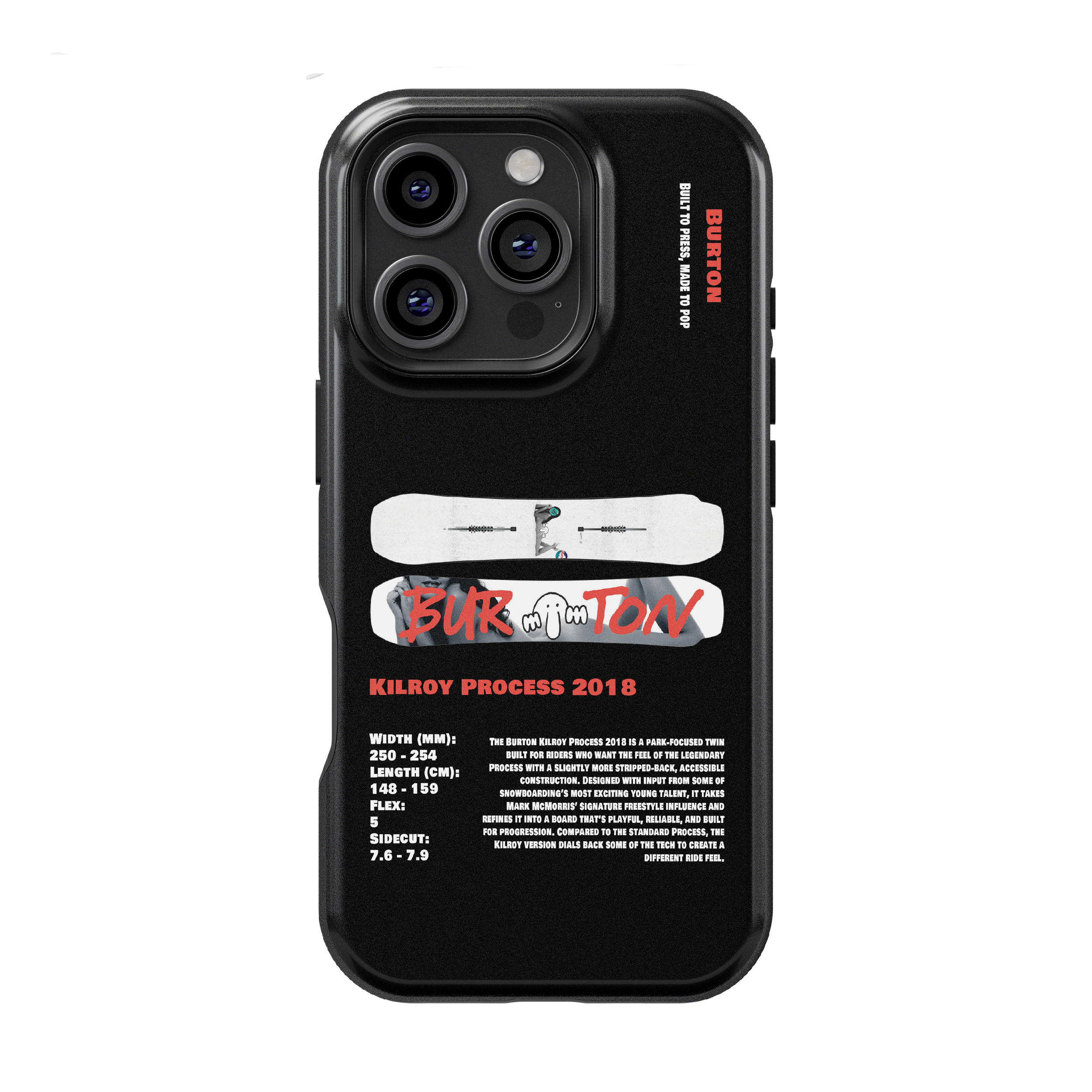 Burton Kilroy Process Snowboard Phone Case