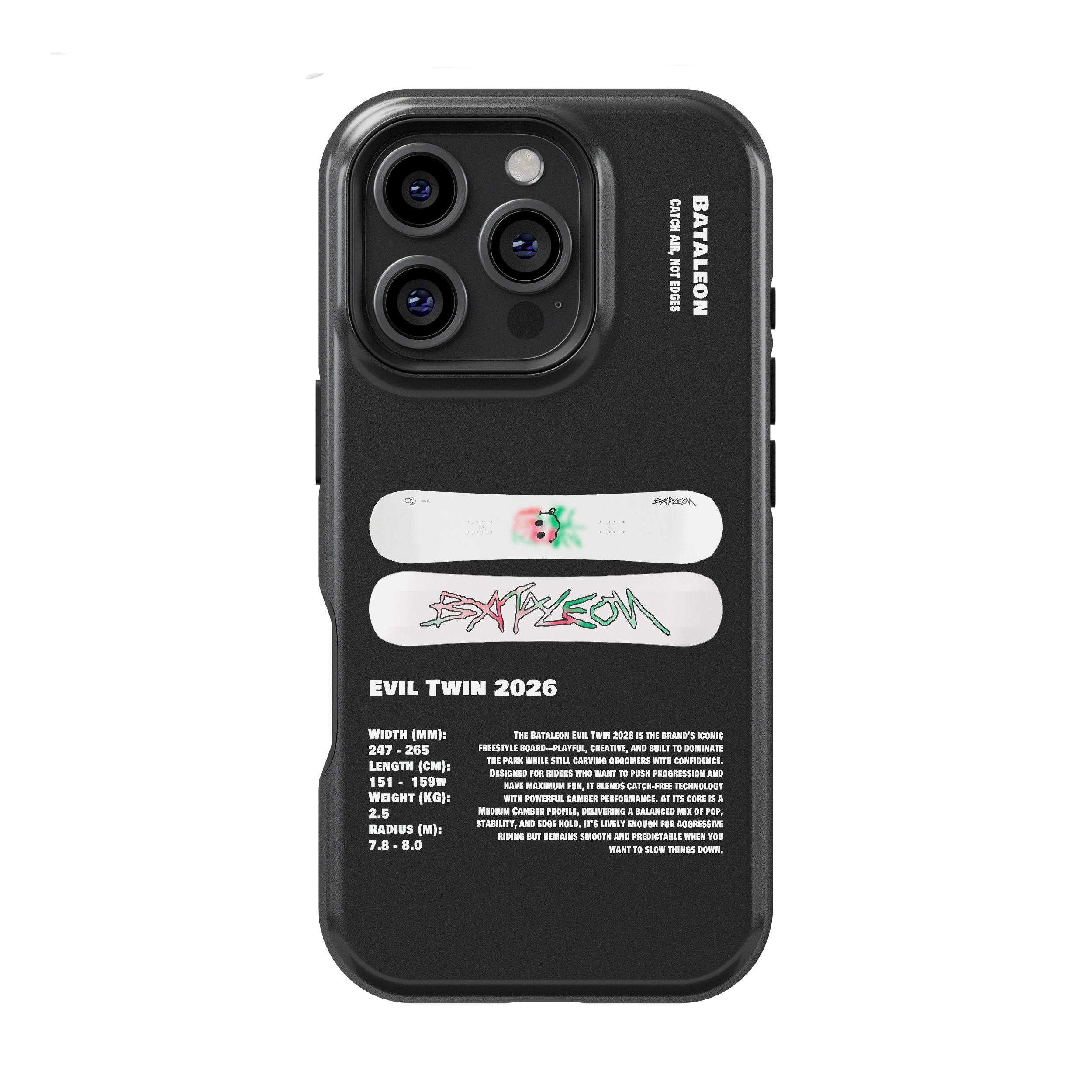 Bataleon Evil Twin 2026 Snowboard Phone Case