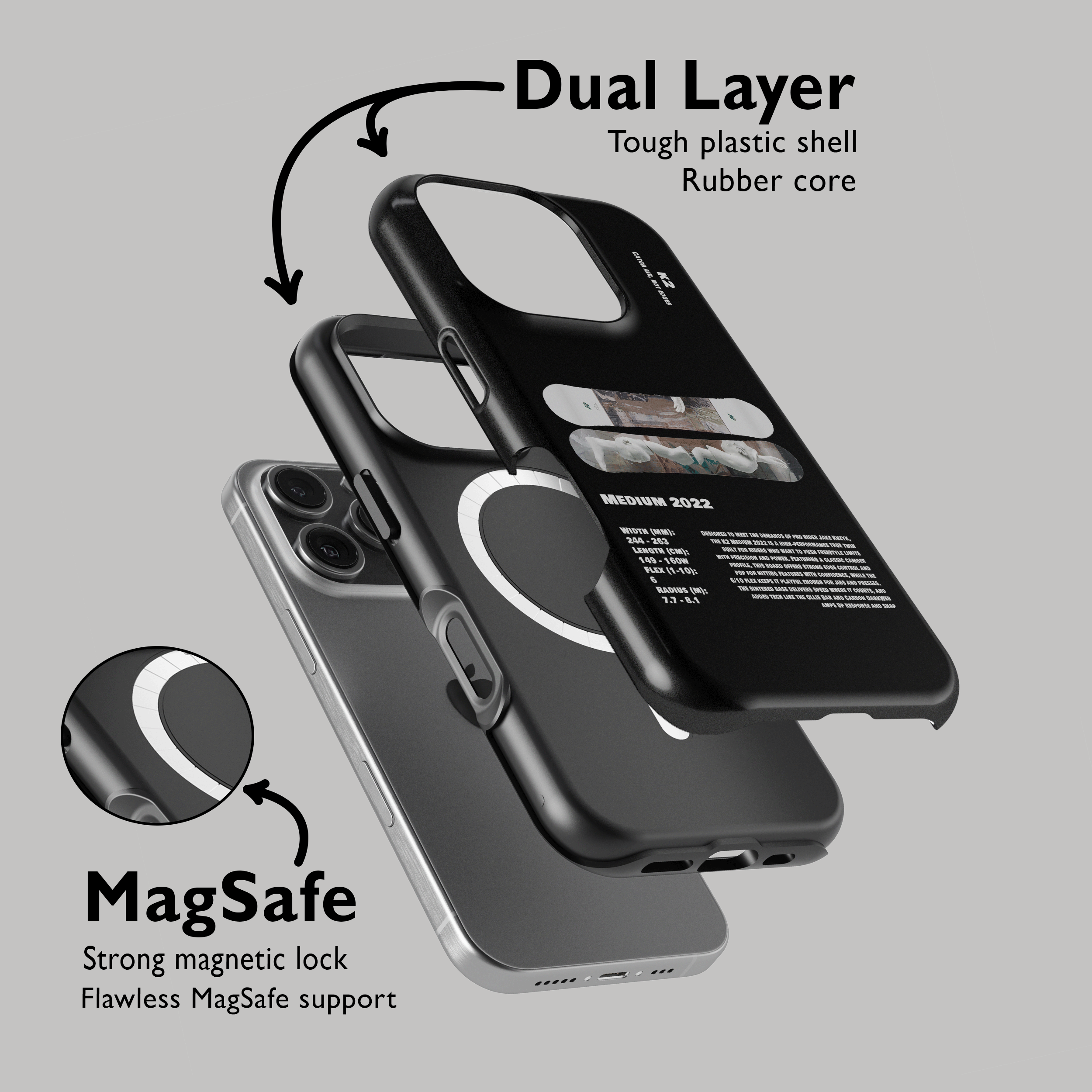 K2 Medium 2022 Snowboard Phone Case