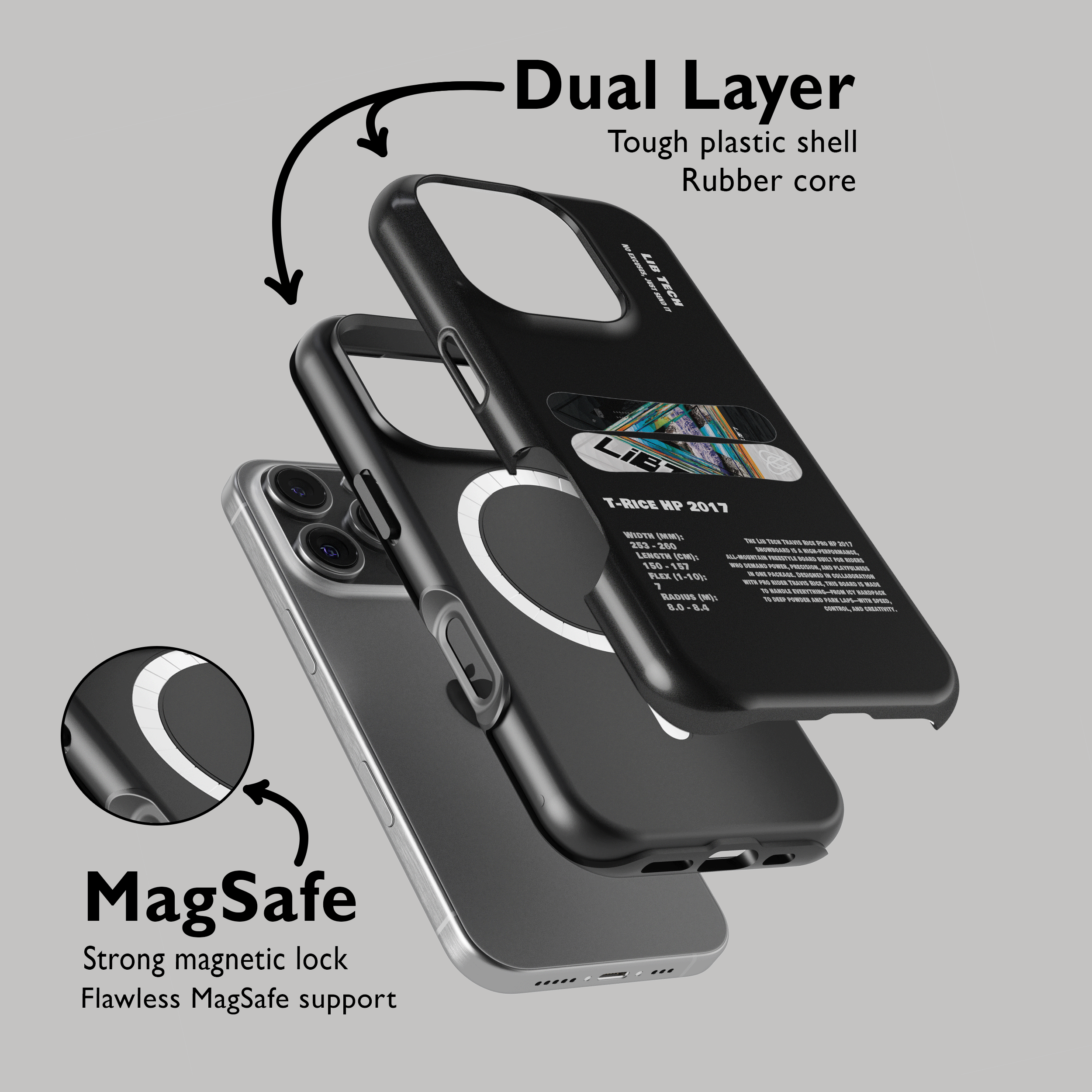 Lib Tech TRice HP 2017 Snowboard Phone Case