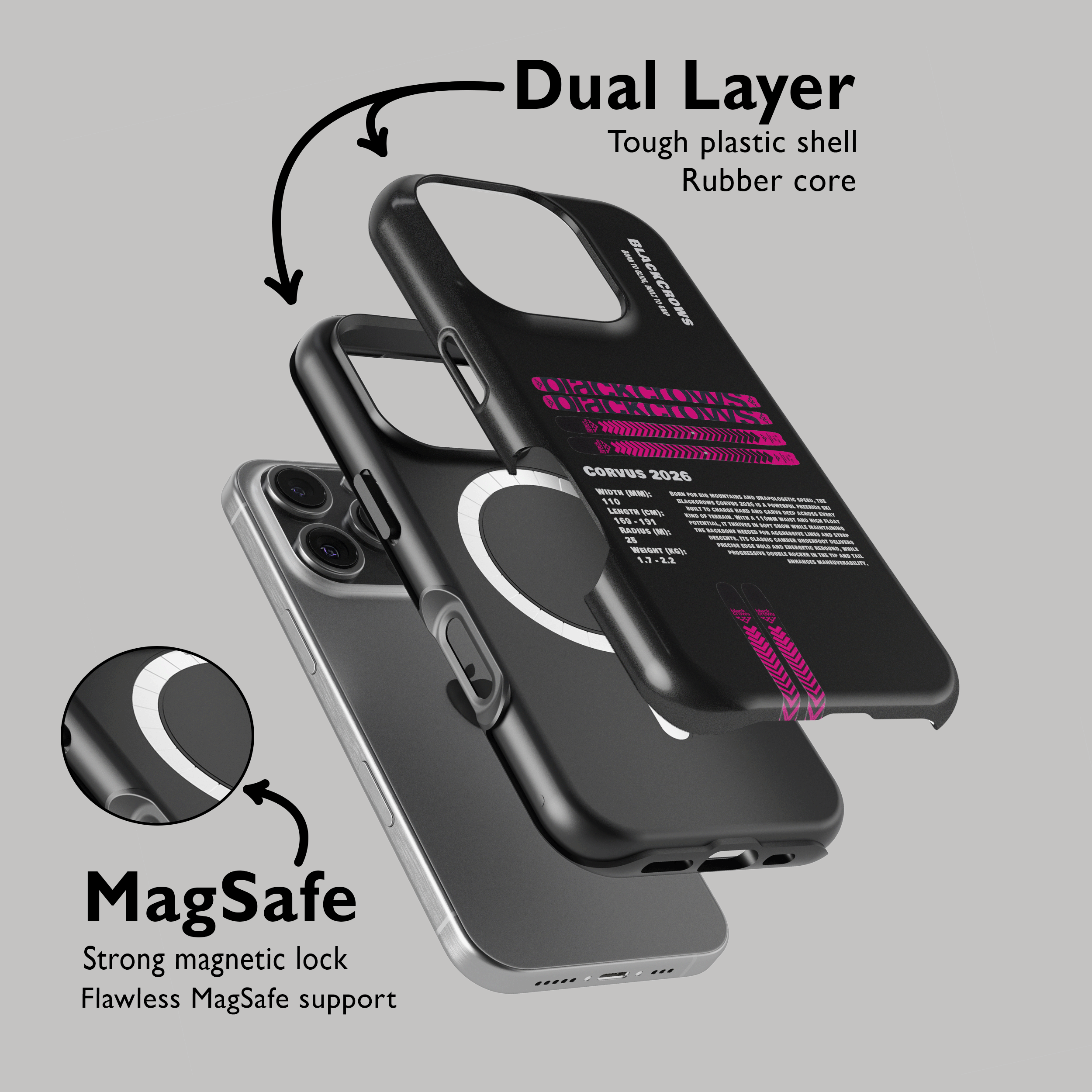 BlackCrows Corvus 2026 Ski Phone Case