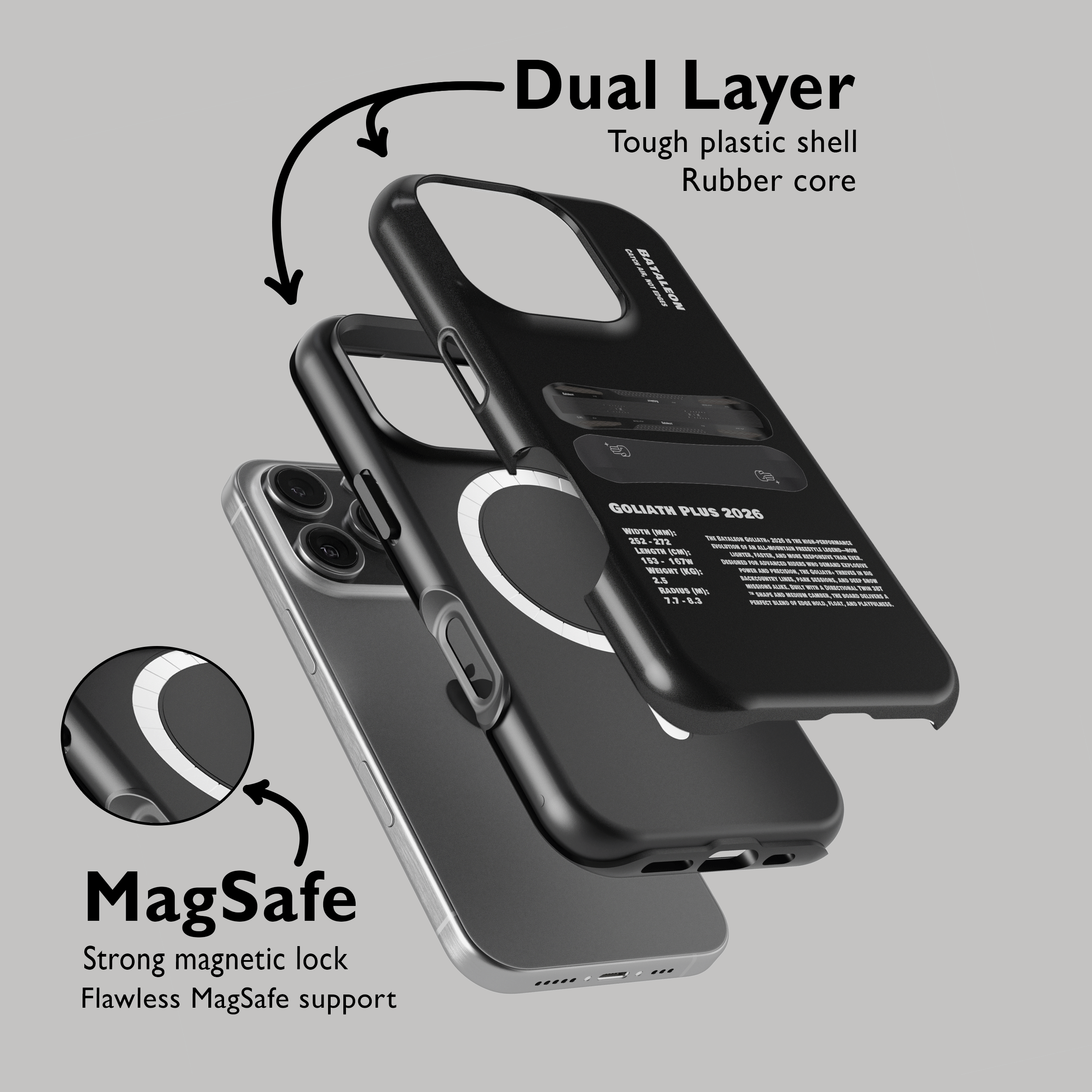 Étui de téléphone Bataleon Evil Twin Plus Snowboard