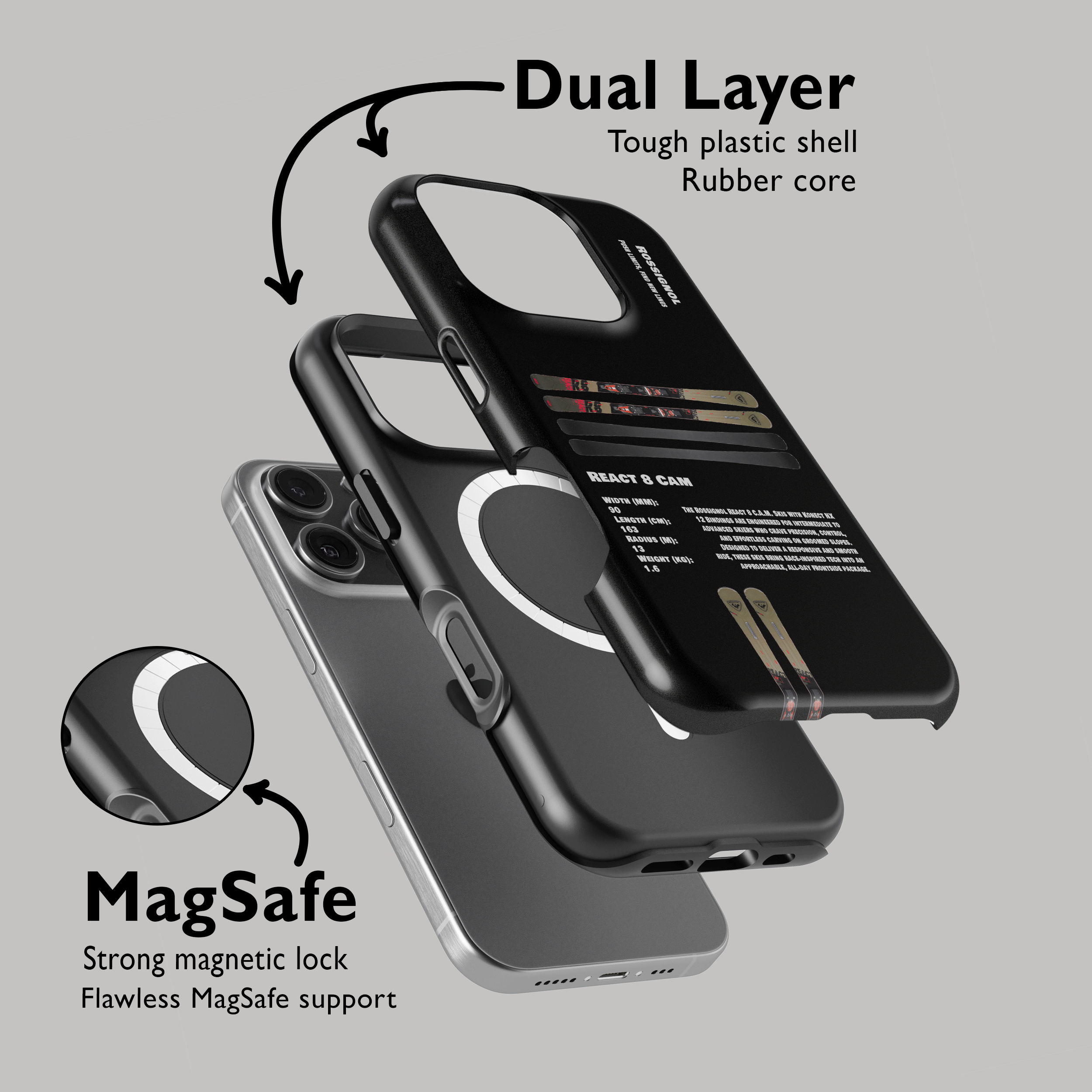 Rossignol React 8 Cam Ski Phone Case