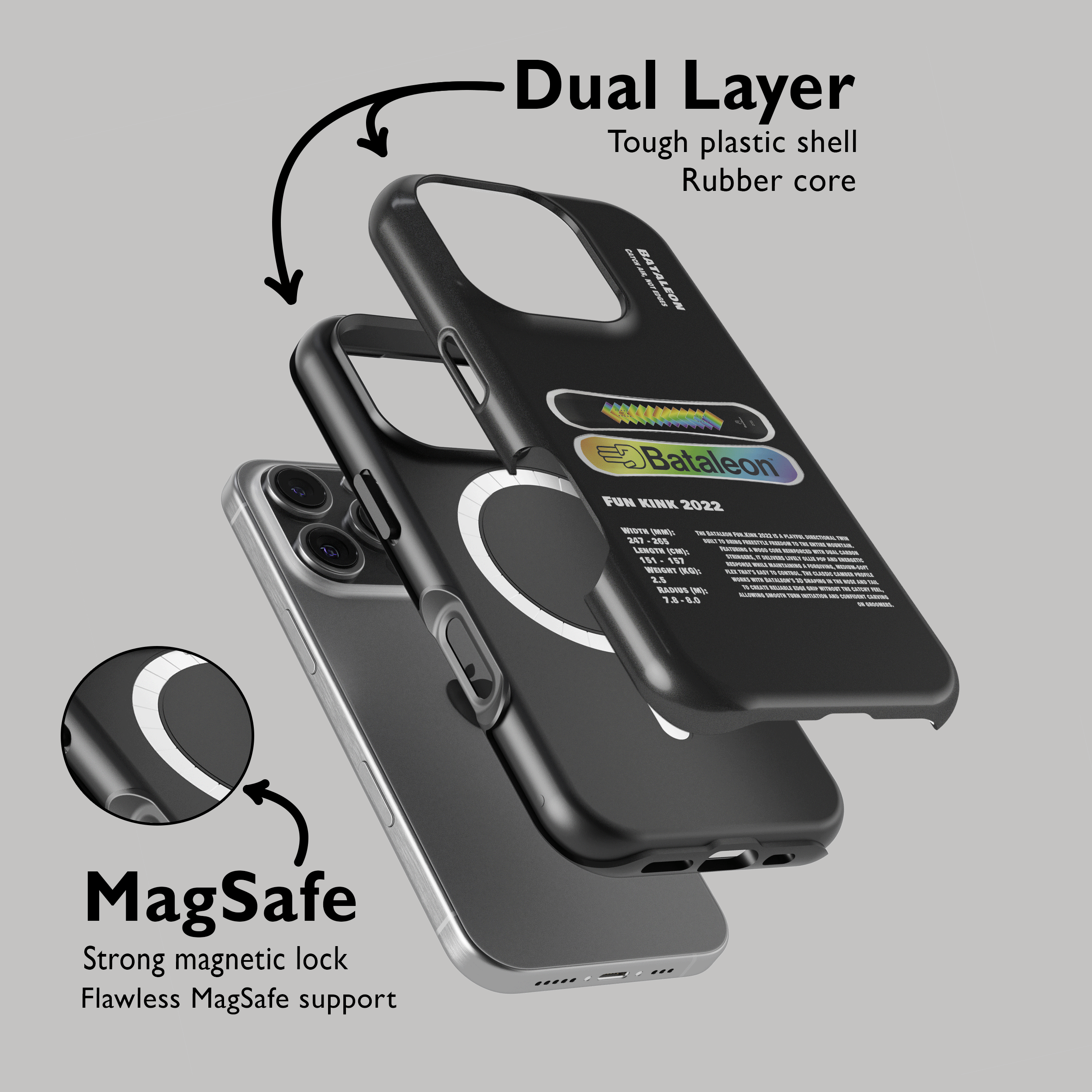 Bataleon Fun Kink 2022 Snowboard Phone Case