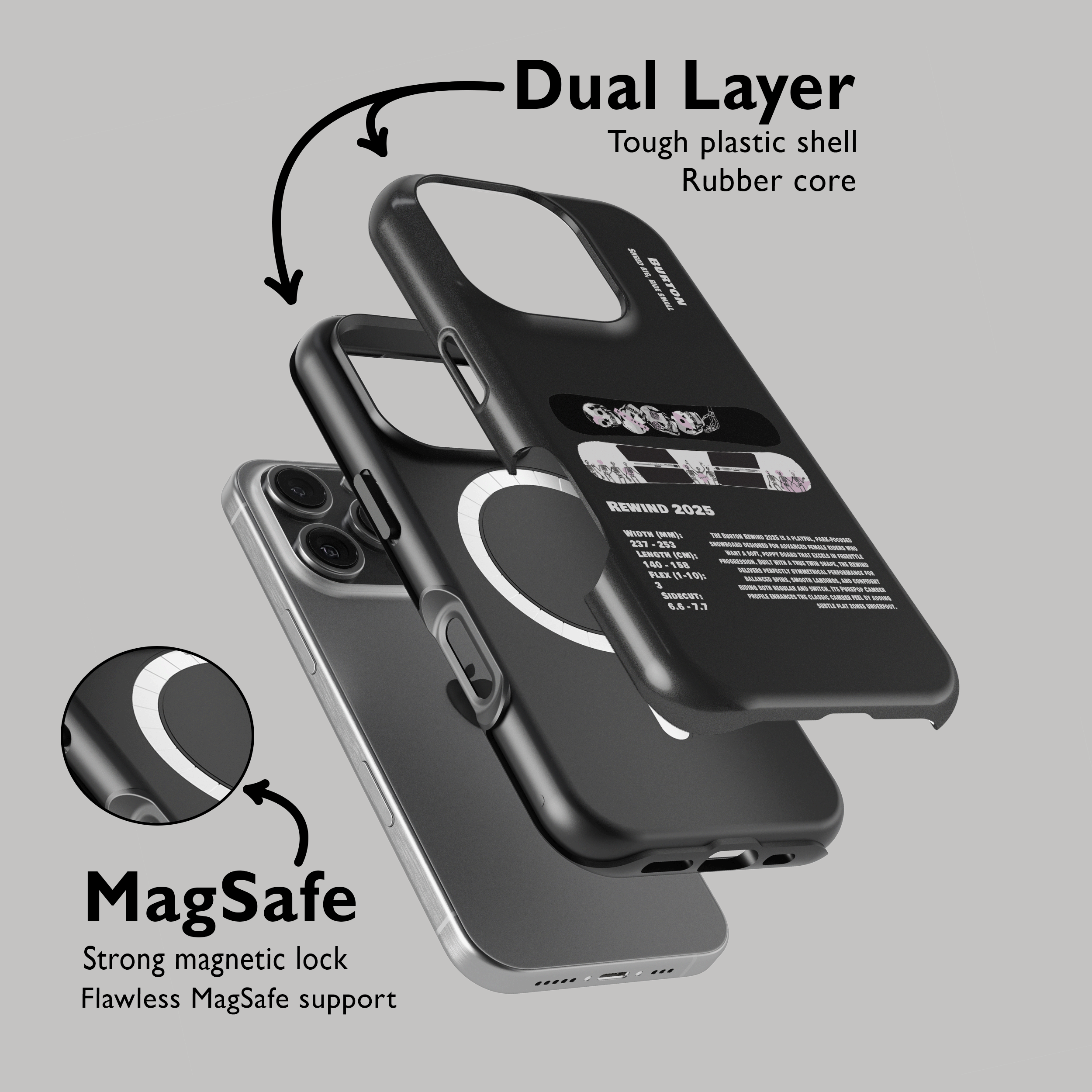 Burton Rewind 2025 Snowboard Phone Case