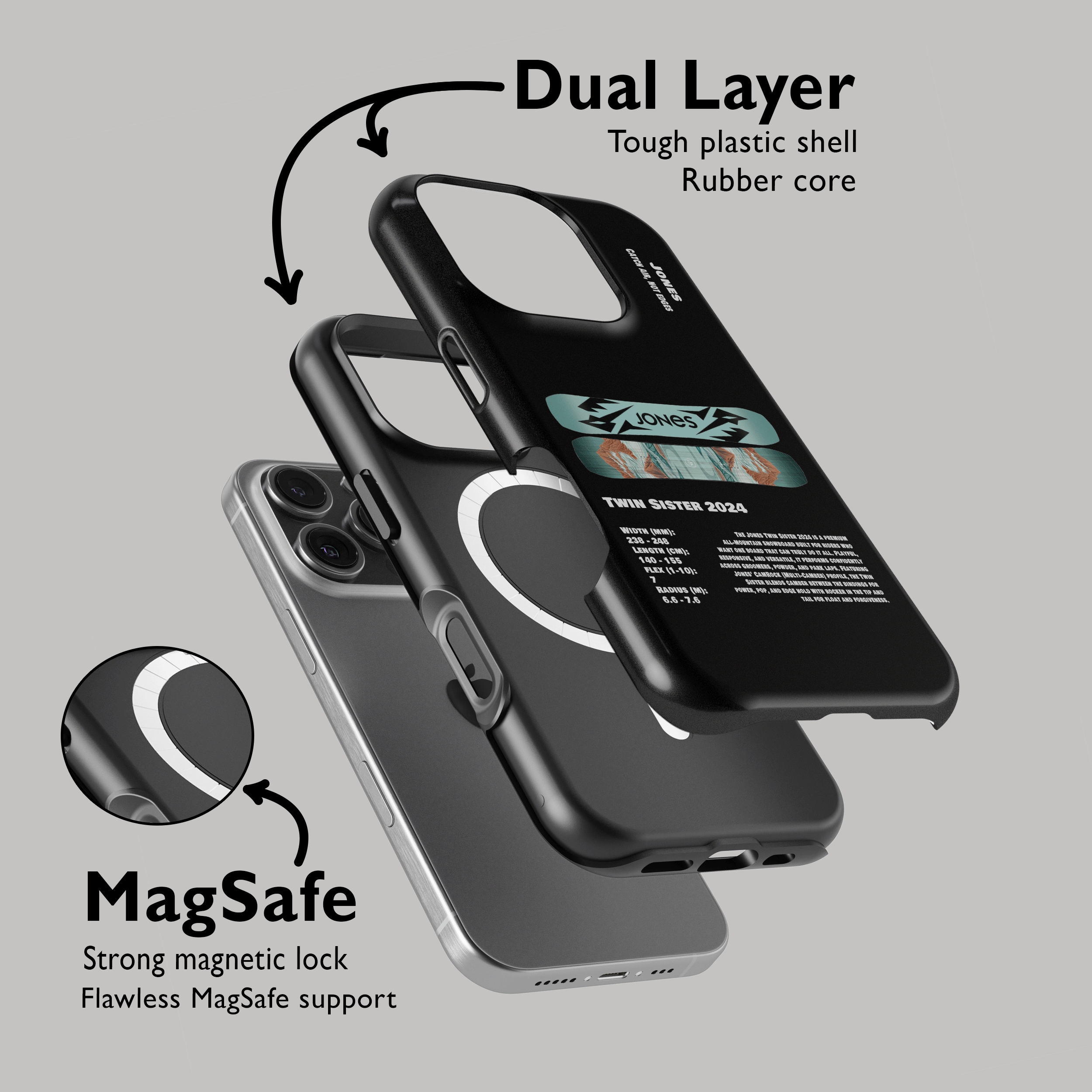 Jones Twin Sister 2024 Snowboard Phone Case