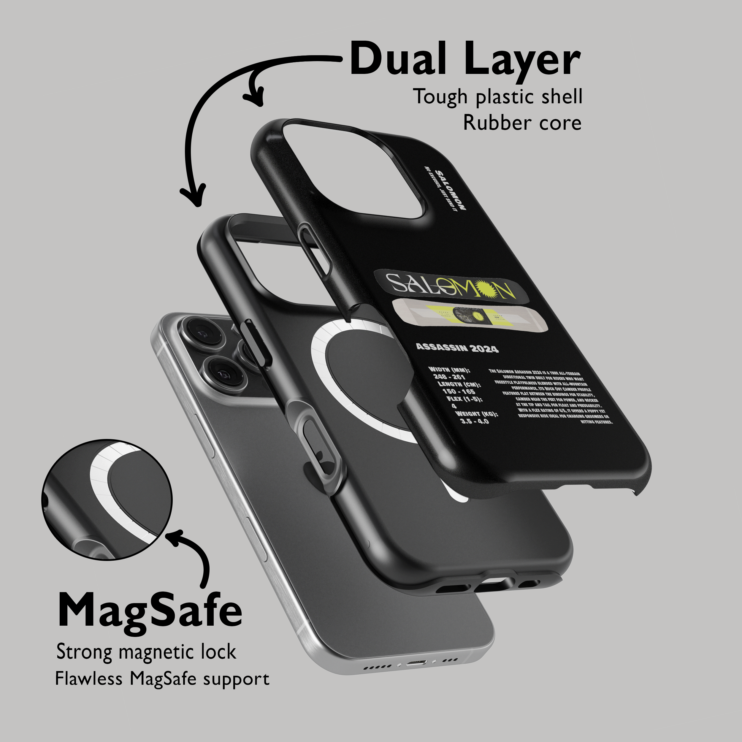 Salomon Assassin 2024 Snowboard Phone Case