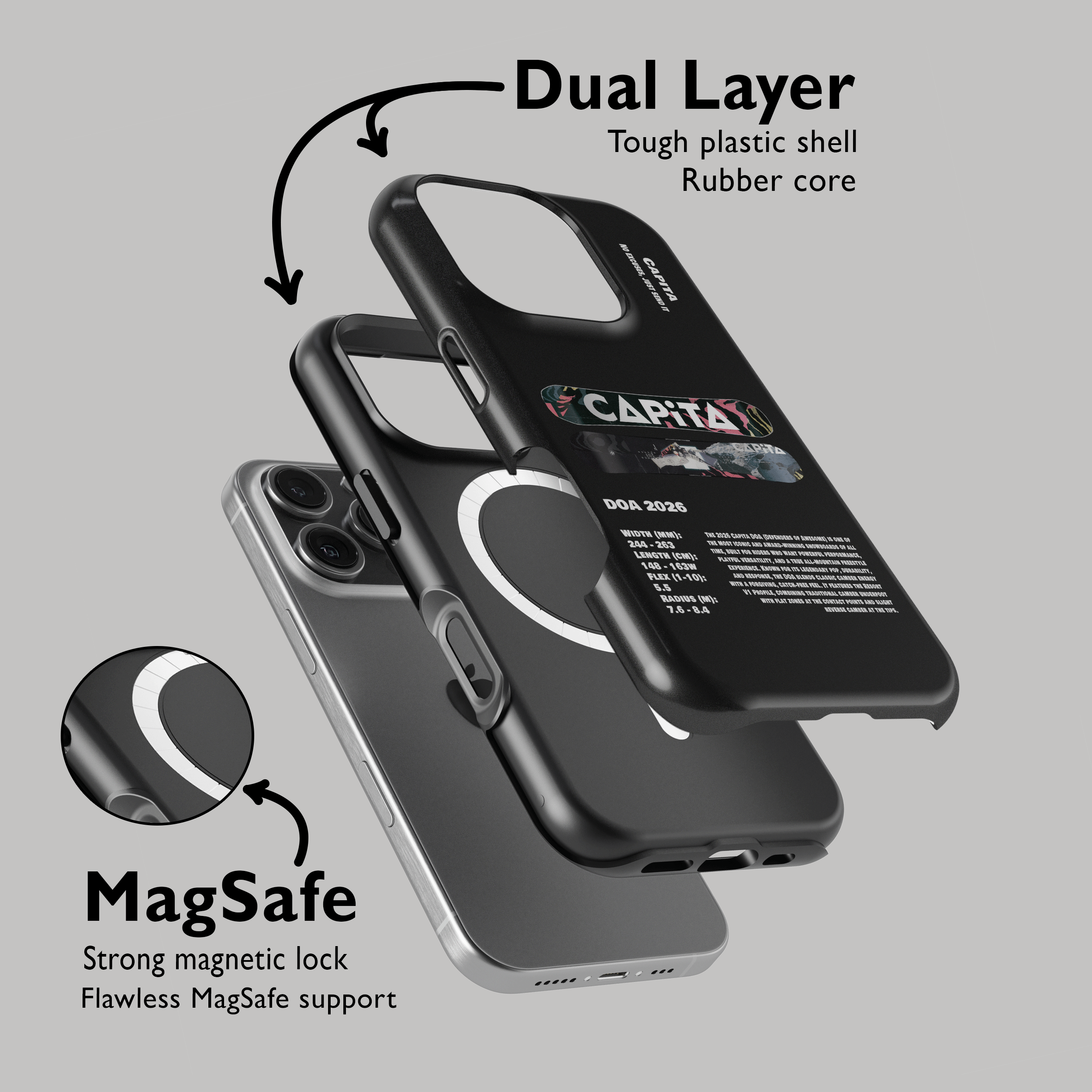 Capita DOA 2026 Snowboard Phone Case