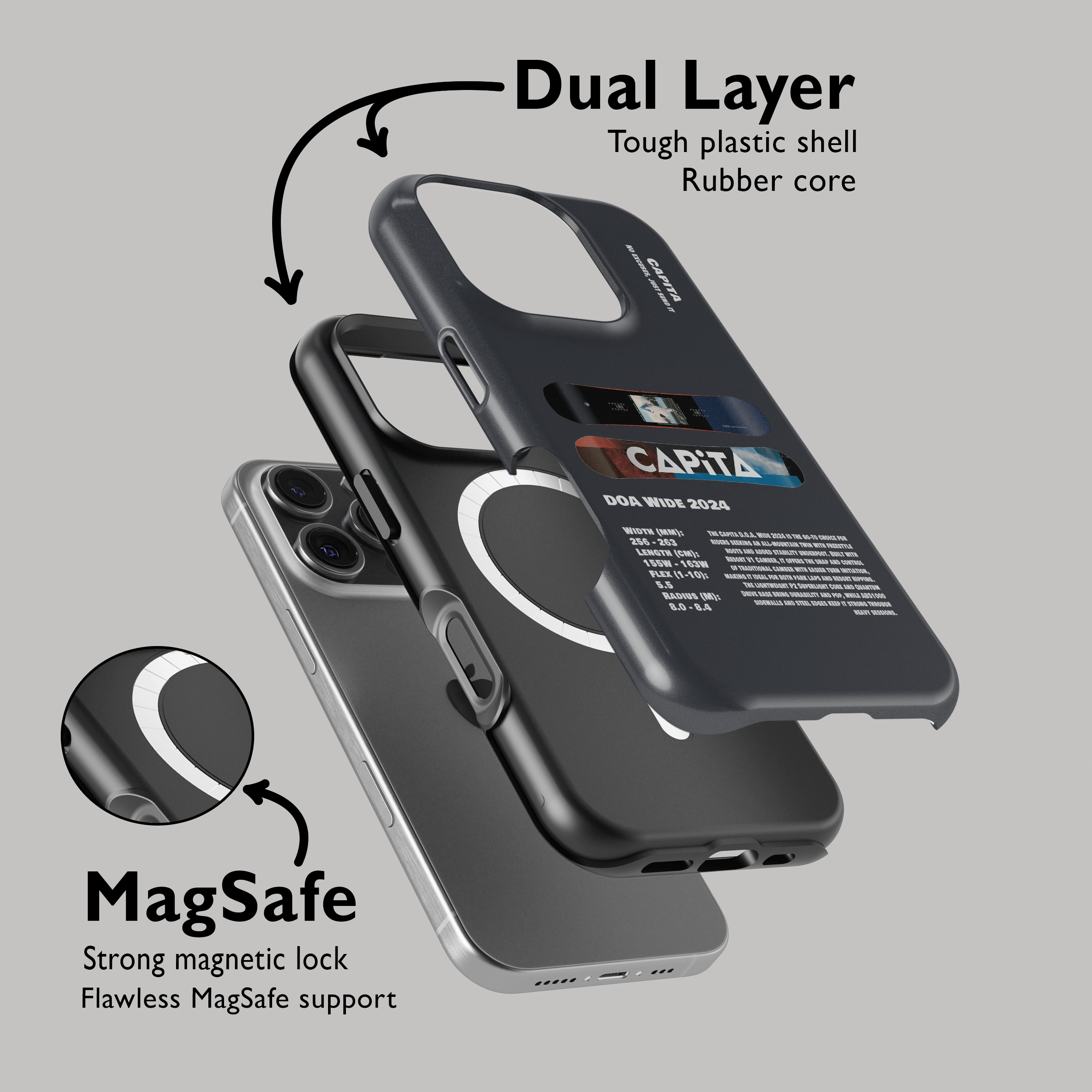 Capita Mega Death Snowboard Handyhülle
