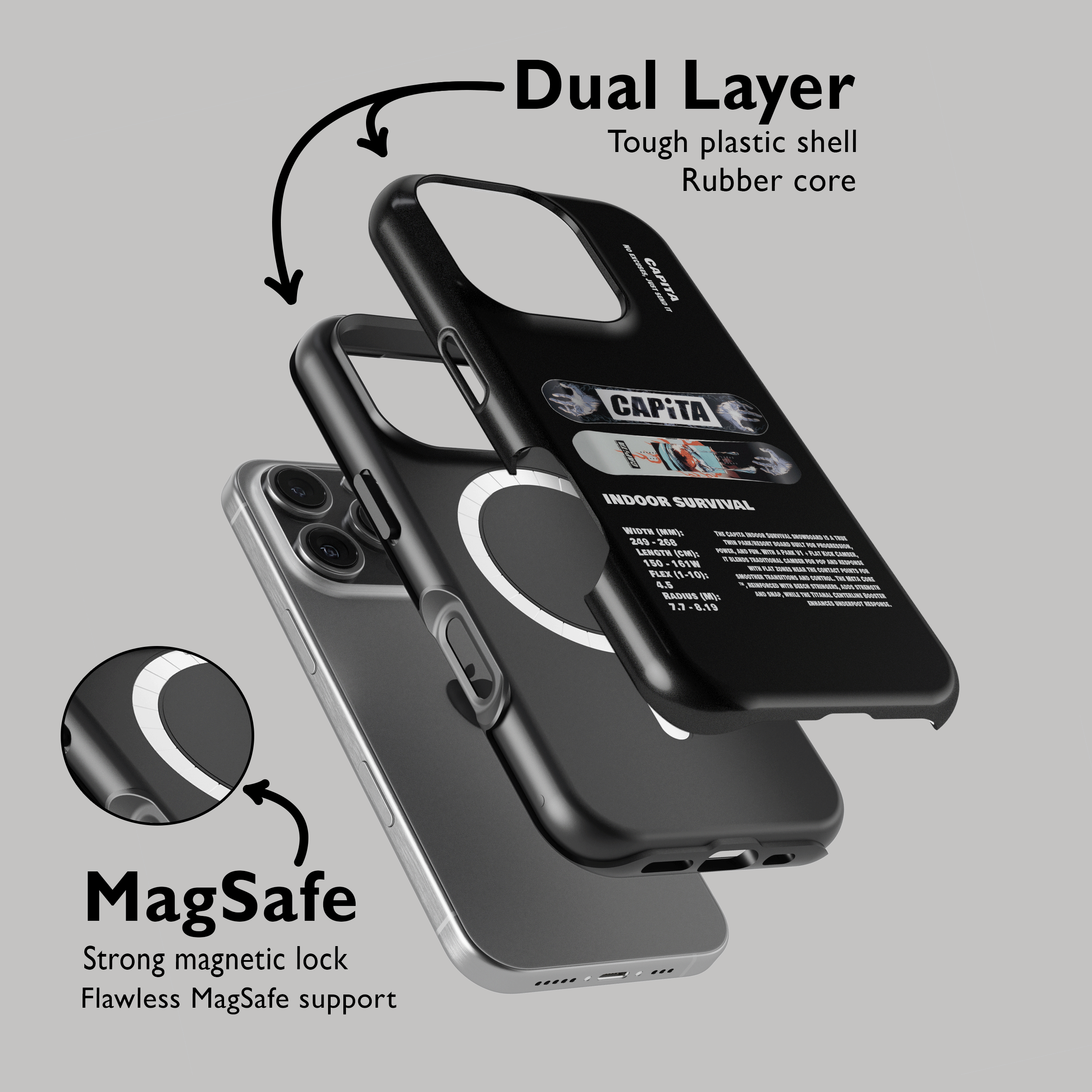 Étui de téléphone Capita Mega Death Snowboard