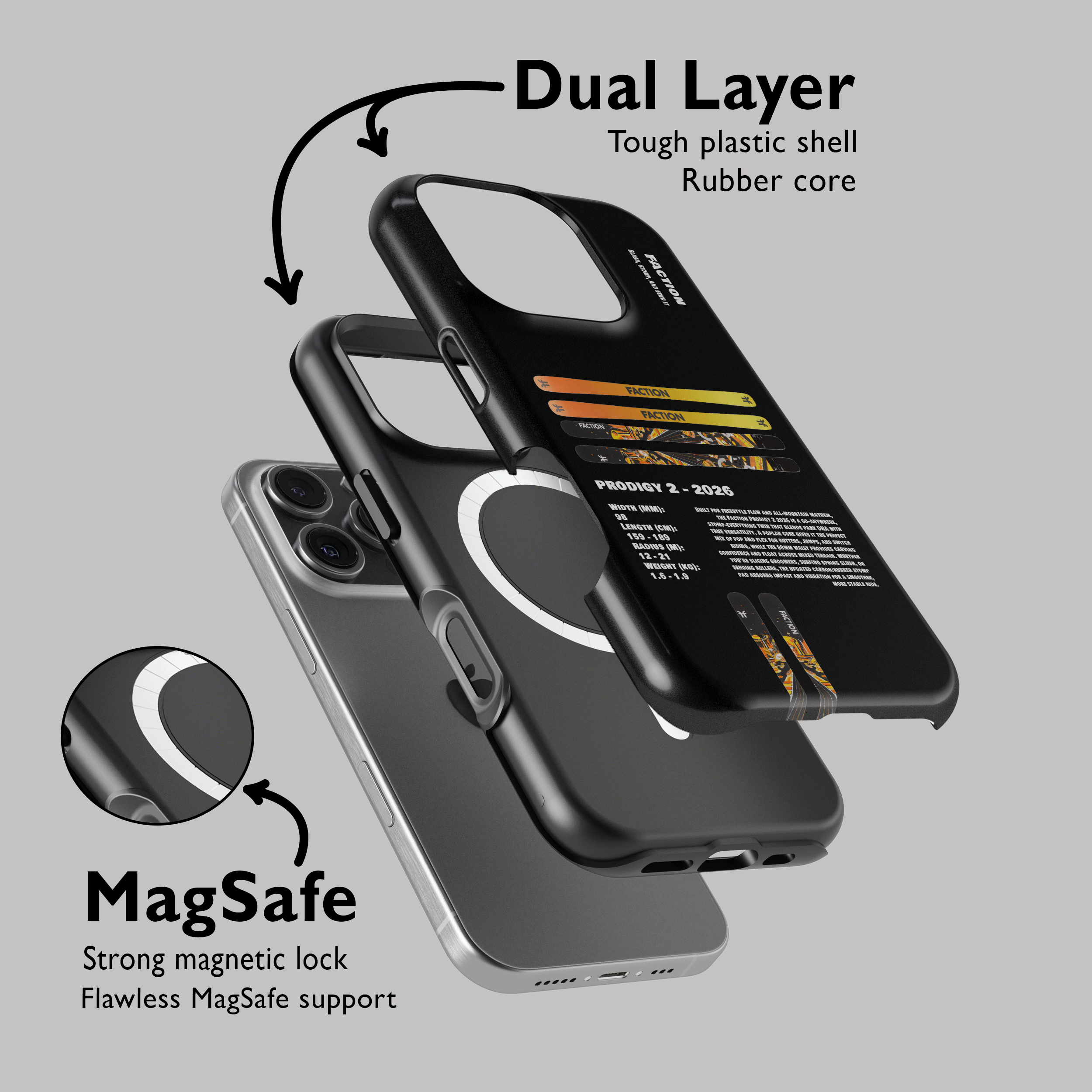 Faction prodigy 2 2026 Ski Phone Case