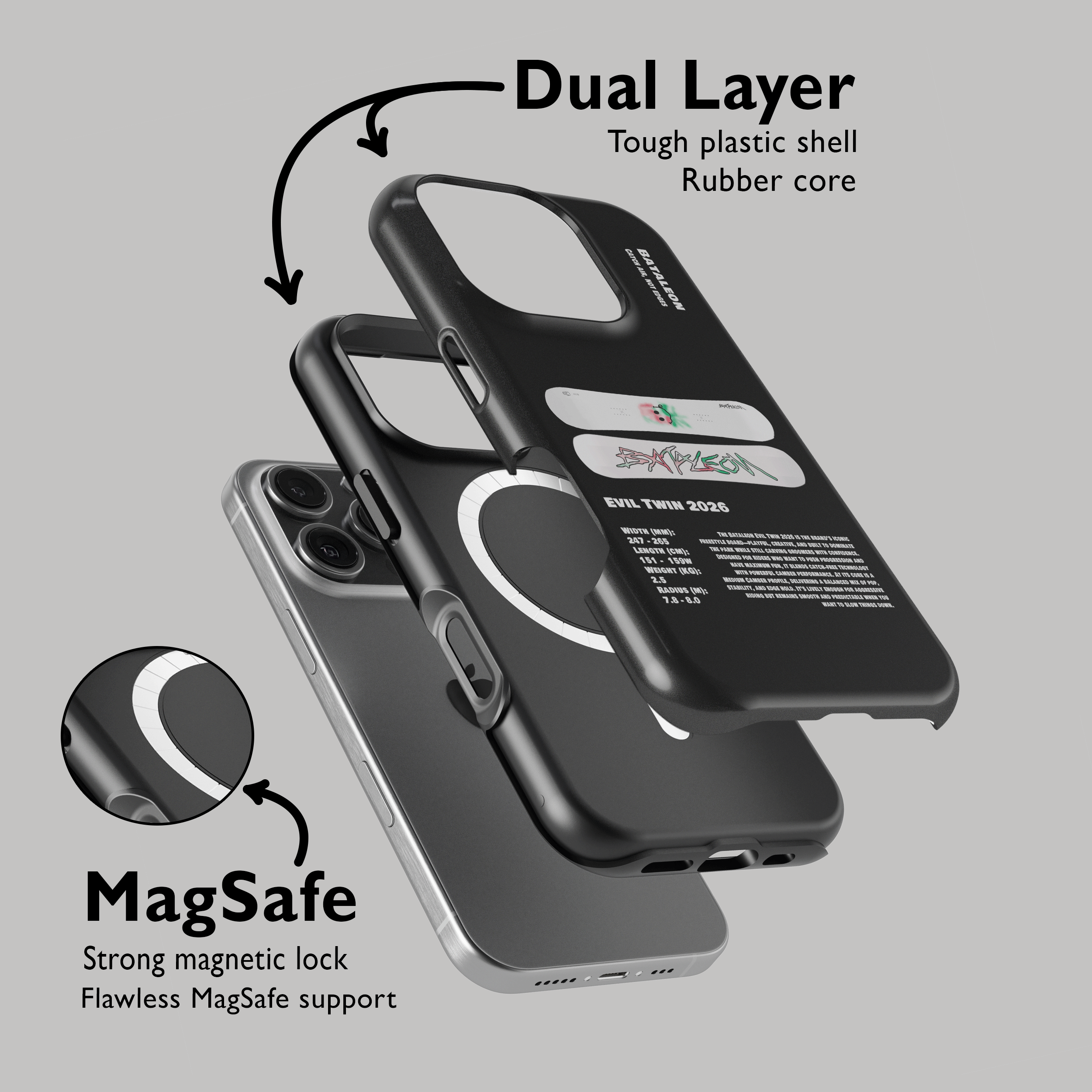 Bataleon Evil Twin 2026 Snowboard Phone Case