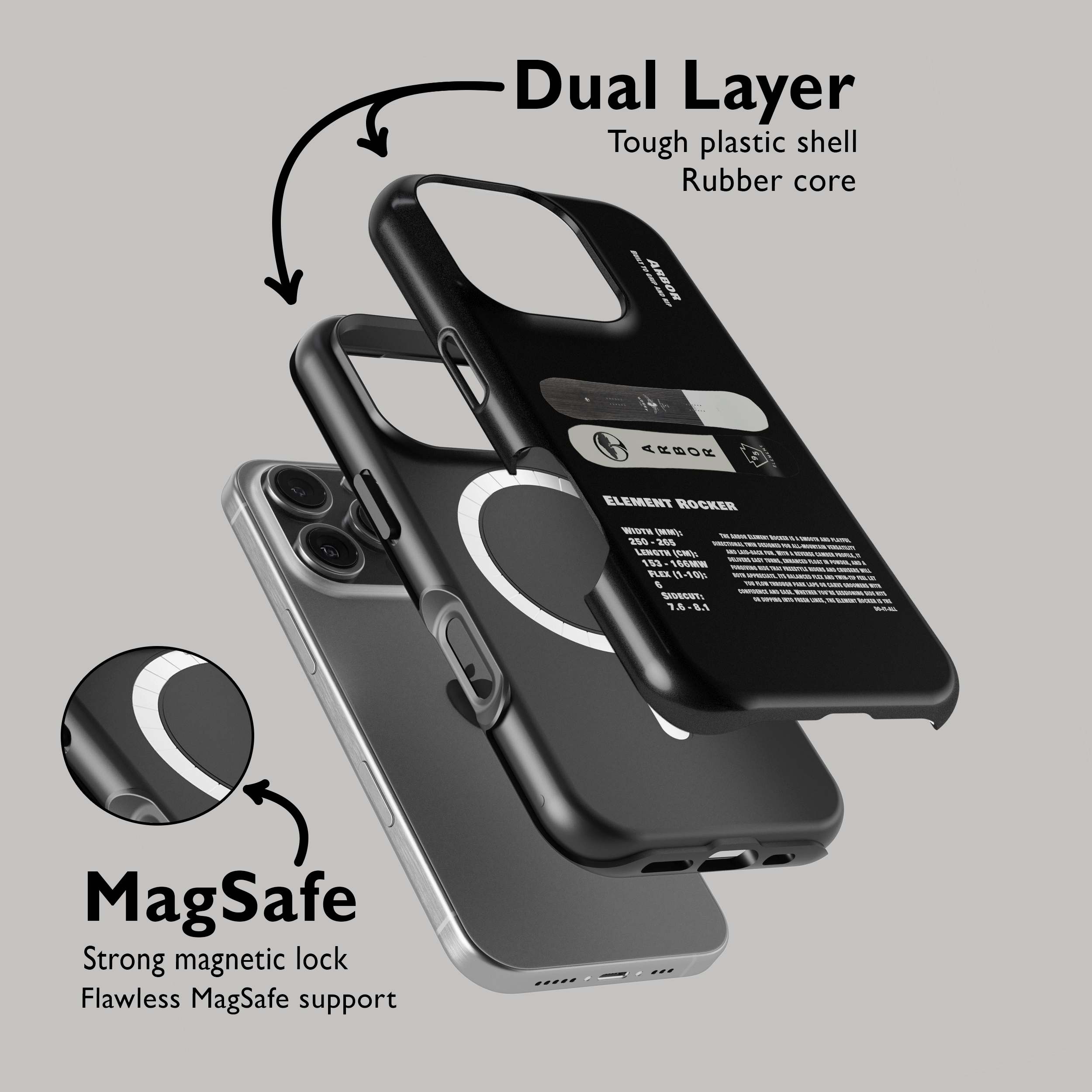 Étui de téléphone Capita Mega Death Snowboard