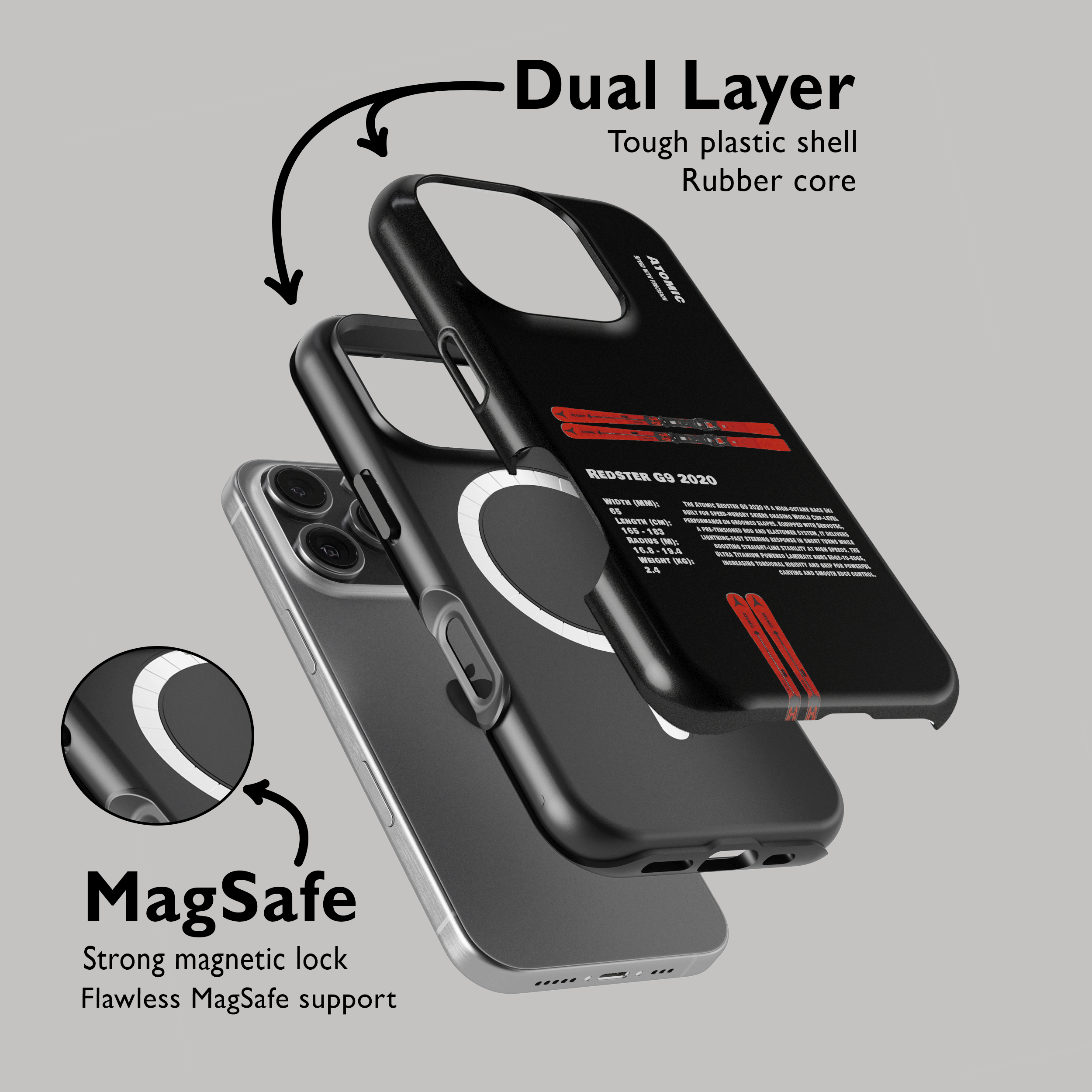Atomic Redster G9 2020 Ski Phone Case
