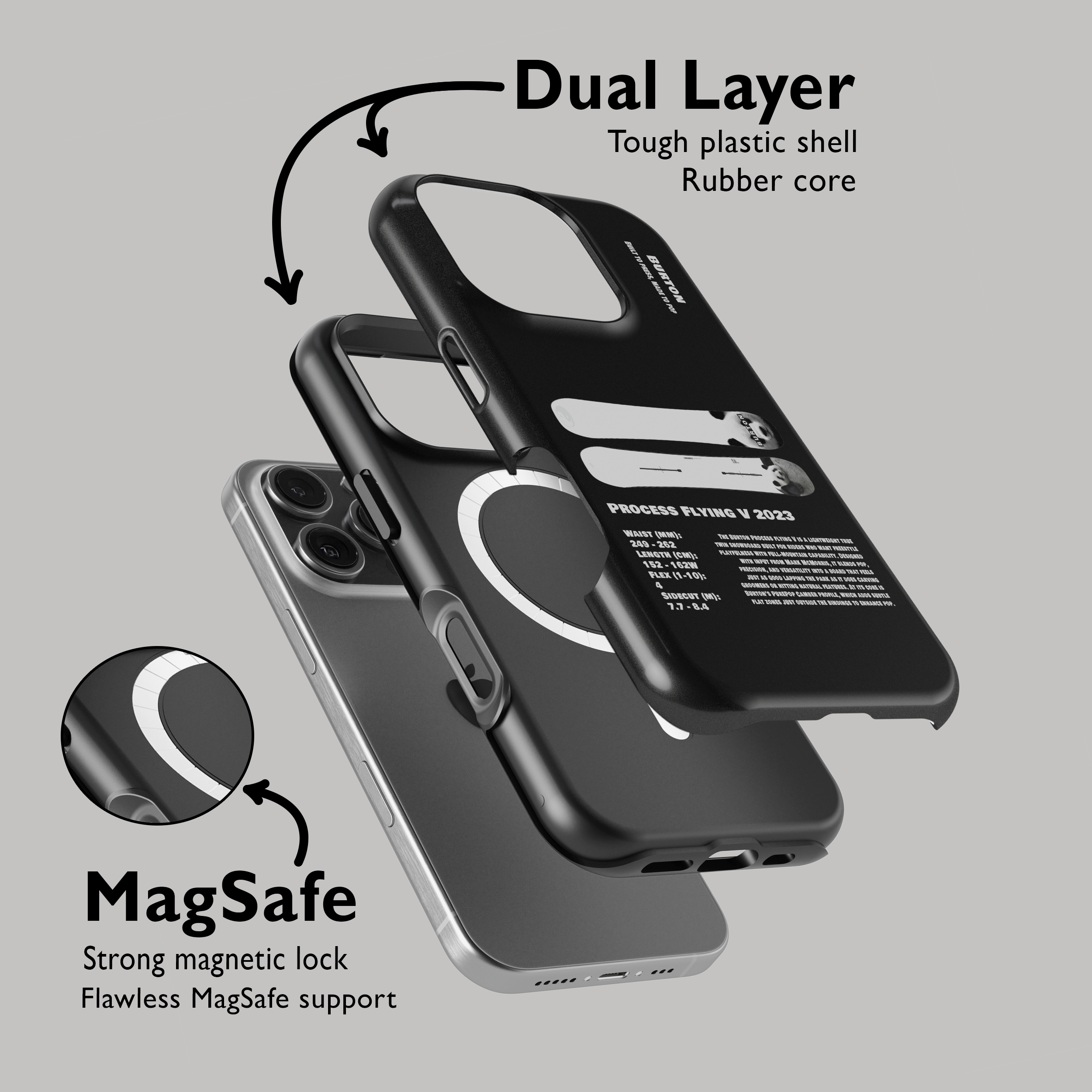 Burton Process Camber 2023 Snowboard Phone Case