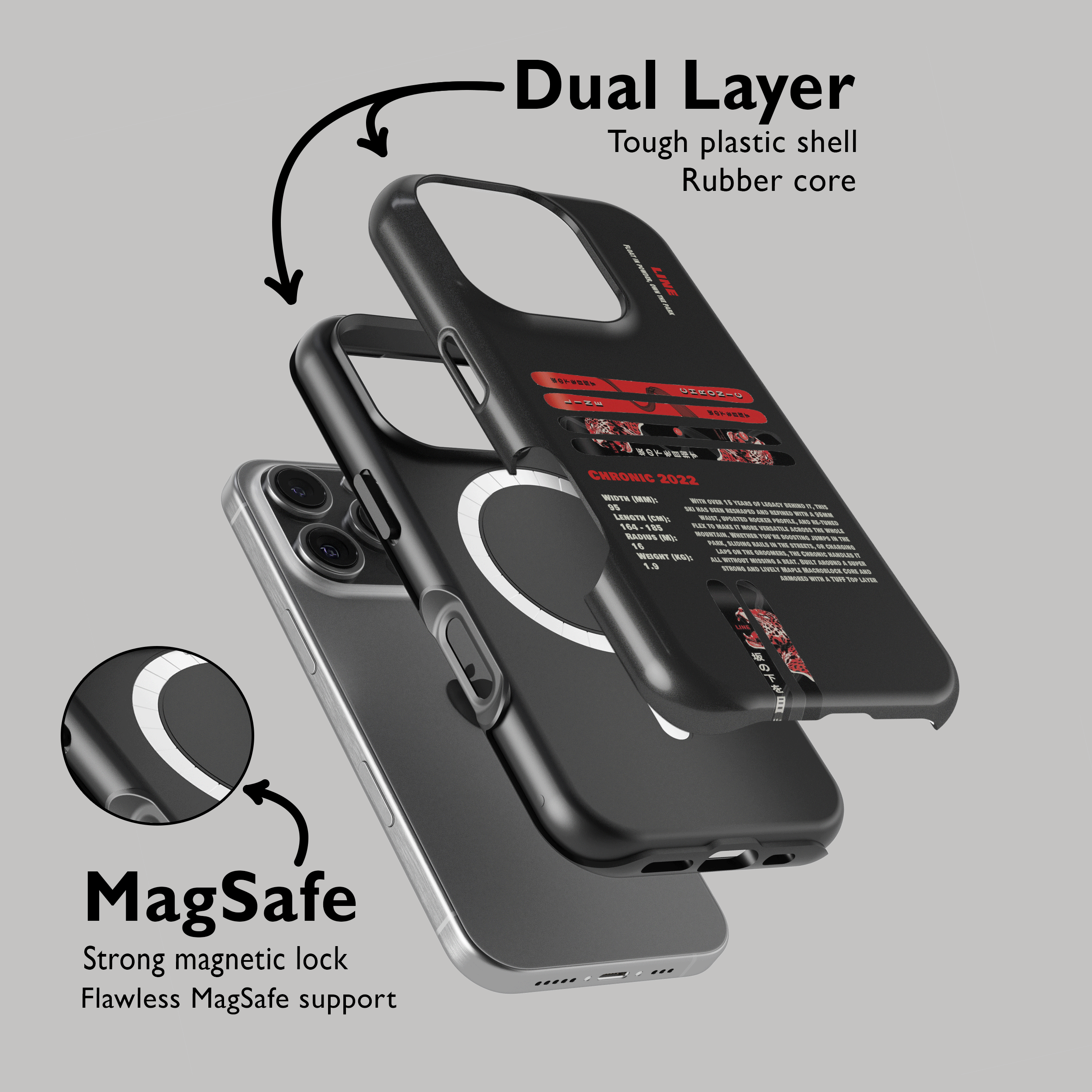 Line Chronic 2022 Ski Phone Case