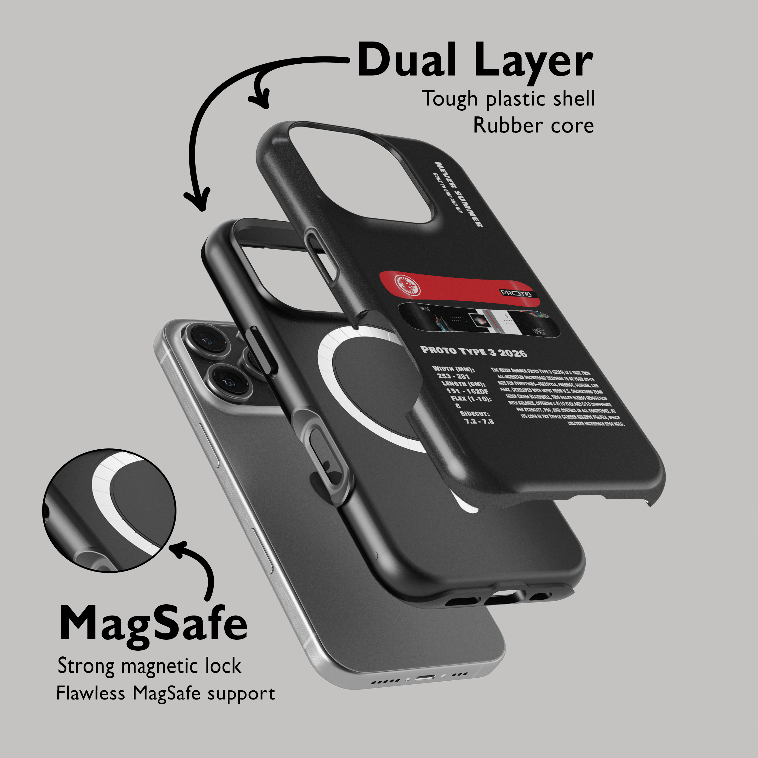 Étui de téléphone Capita Mega Death Snowboard