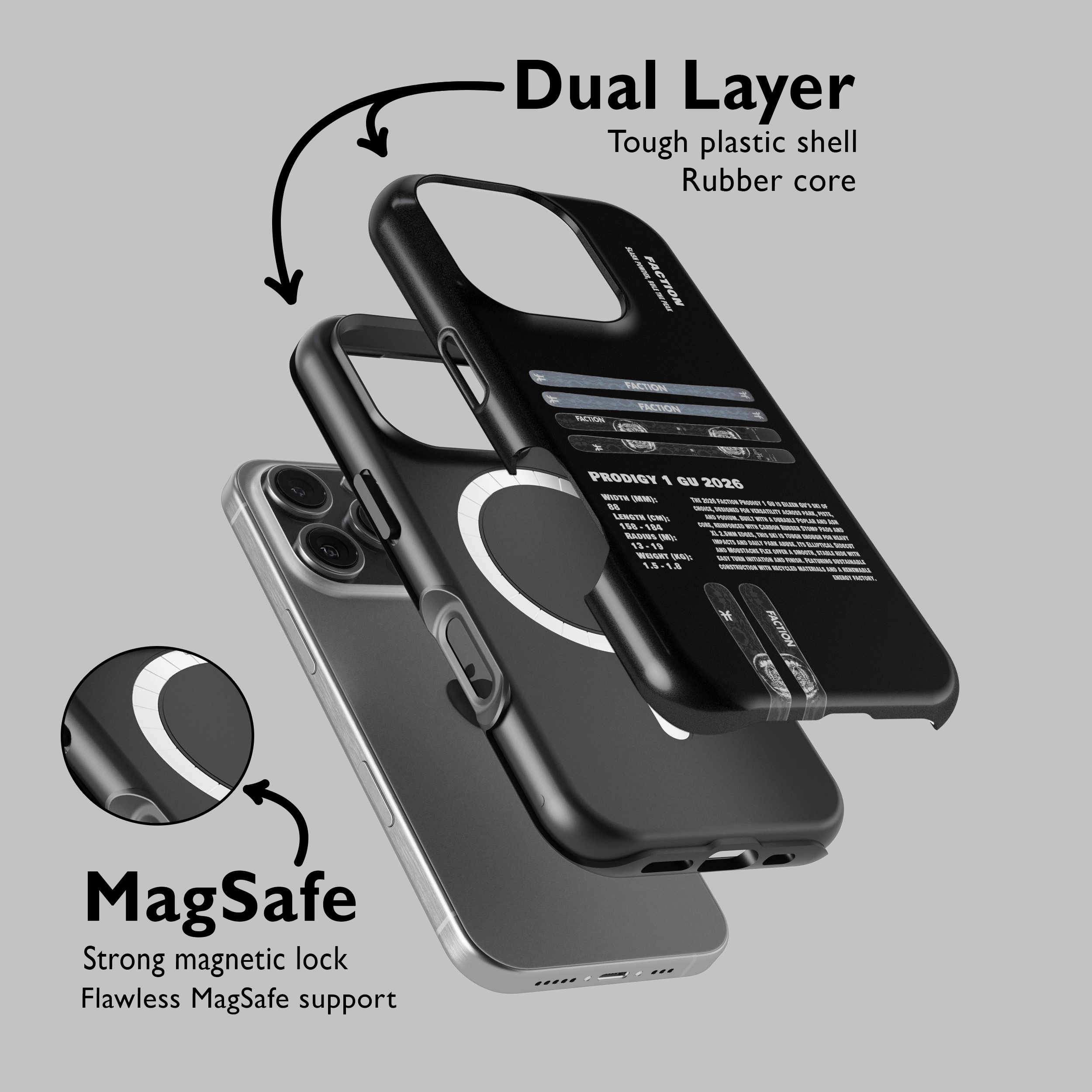 Faction Prodigy 1 Gu 2026 Ski Phone Case