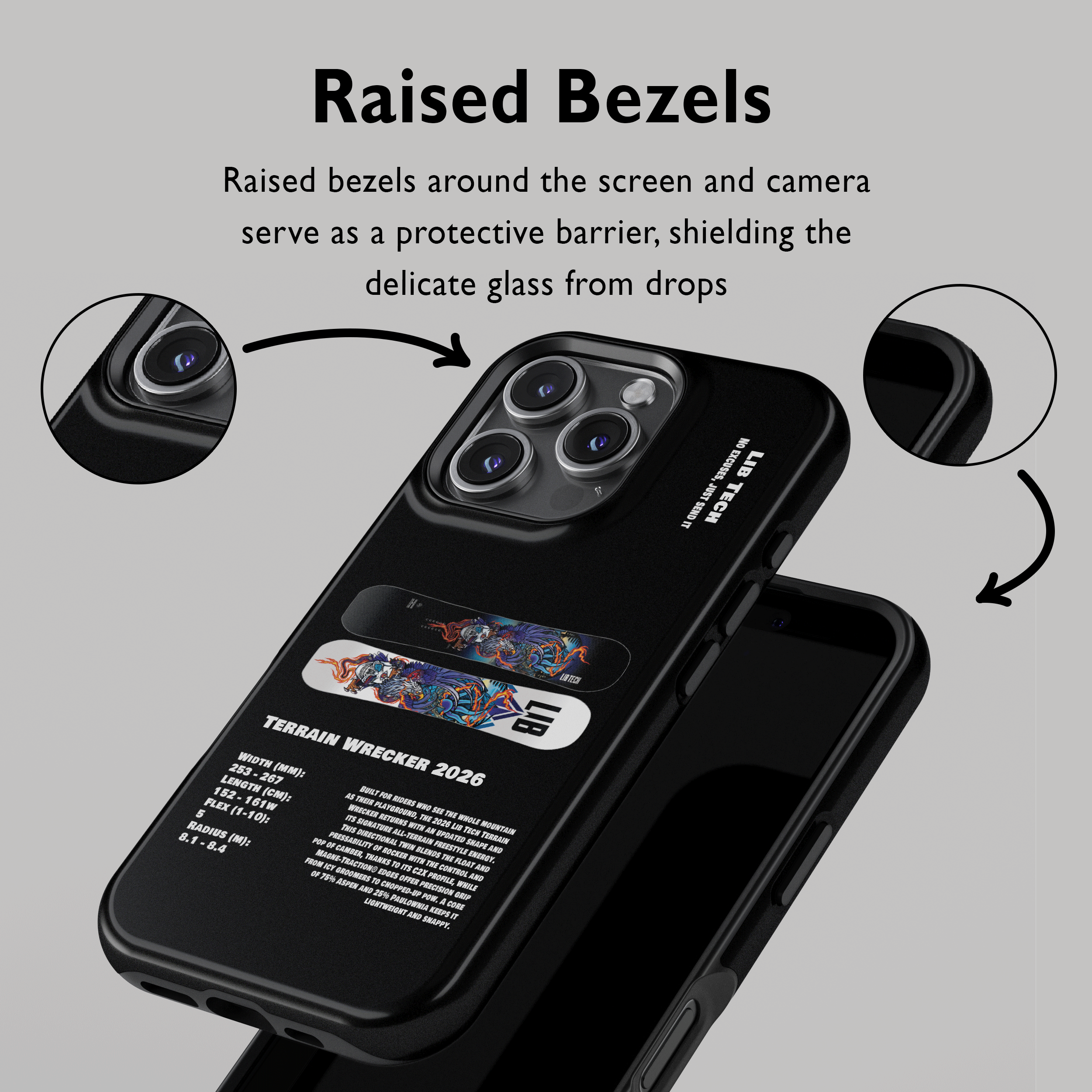Lib Tech Terrain Wrecker 2026 Snowboard Phone Case