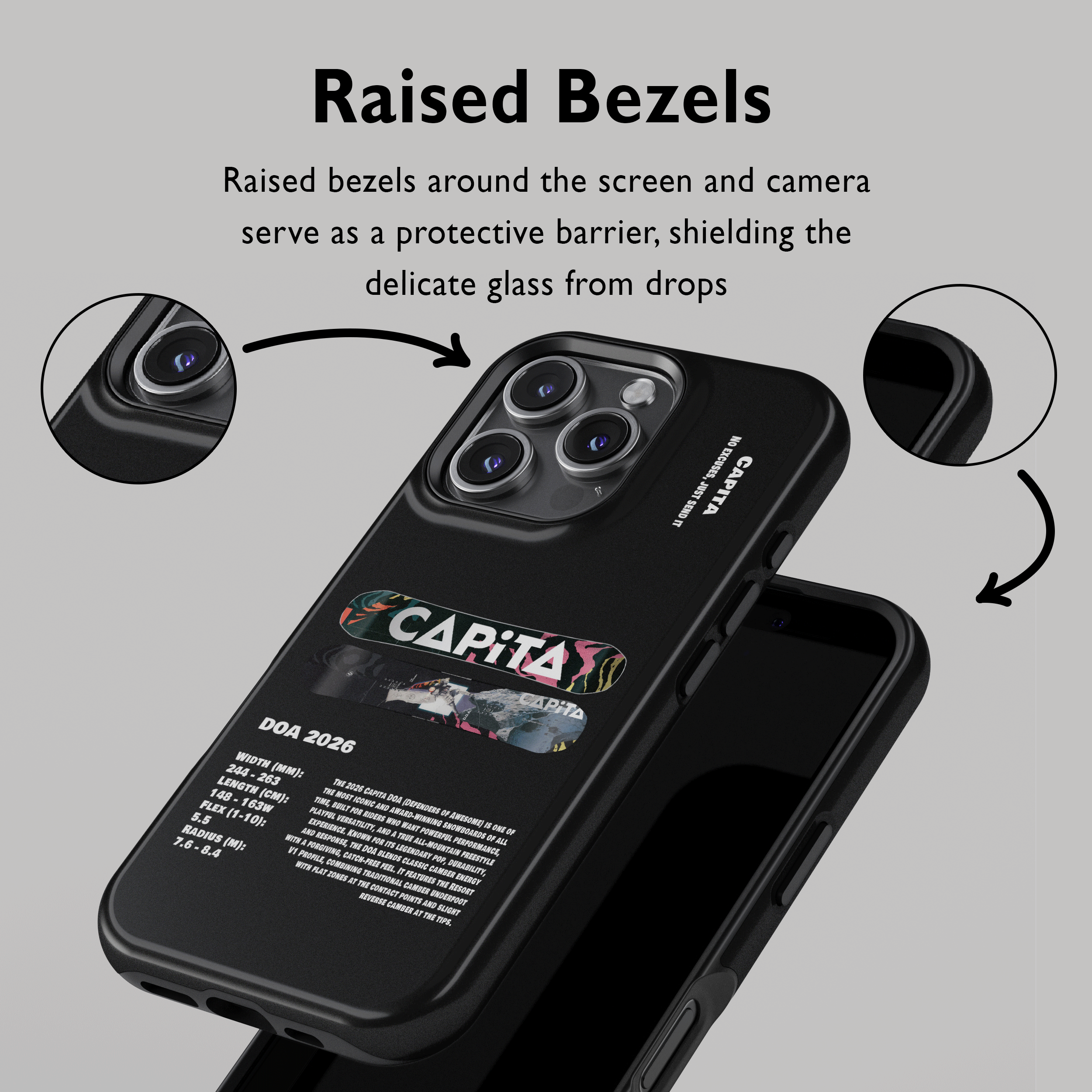 Capita DOA 2026 Snowboard Phone Case