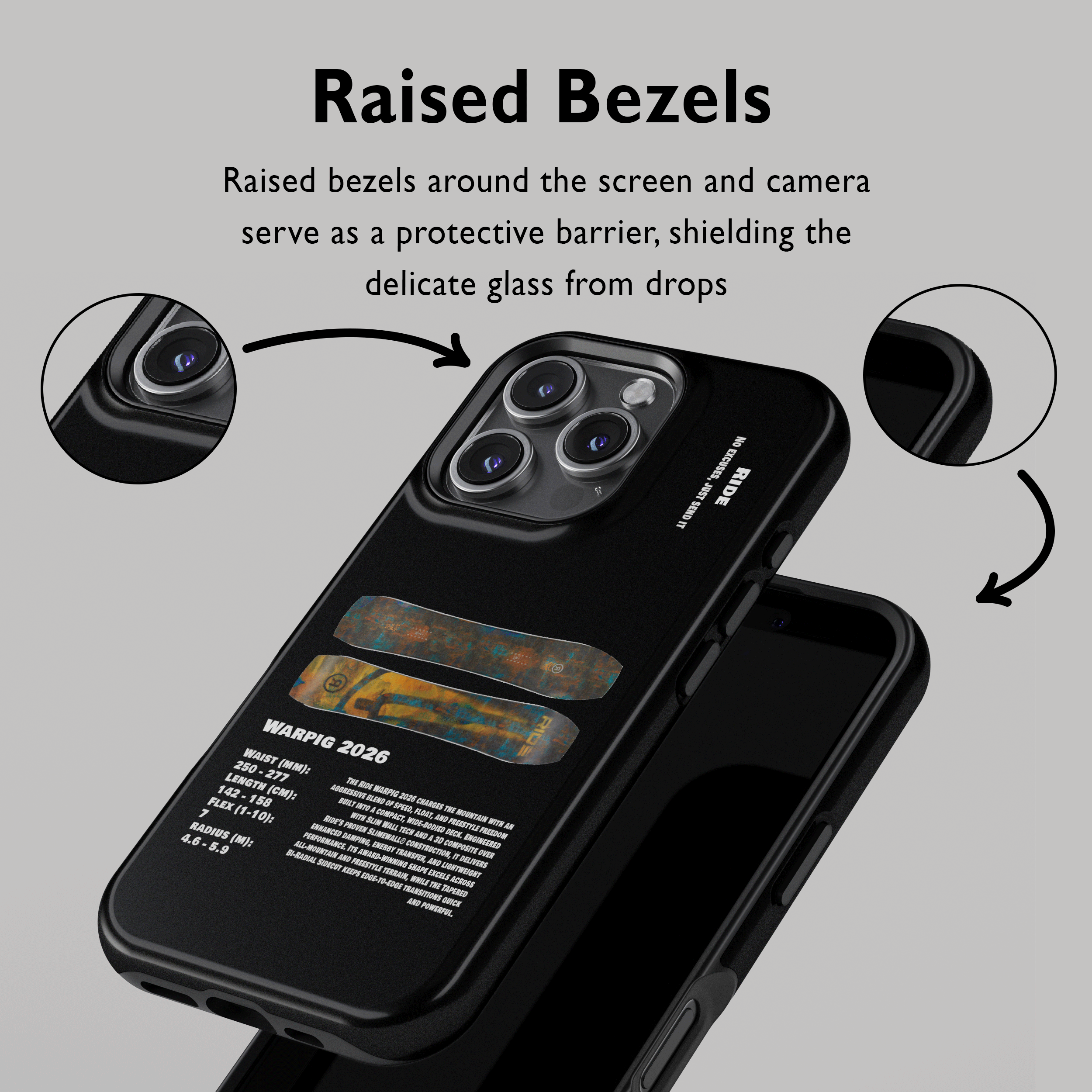 Ride Warpig 2026 Snowboard Phone Case