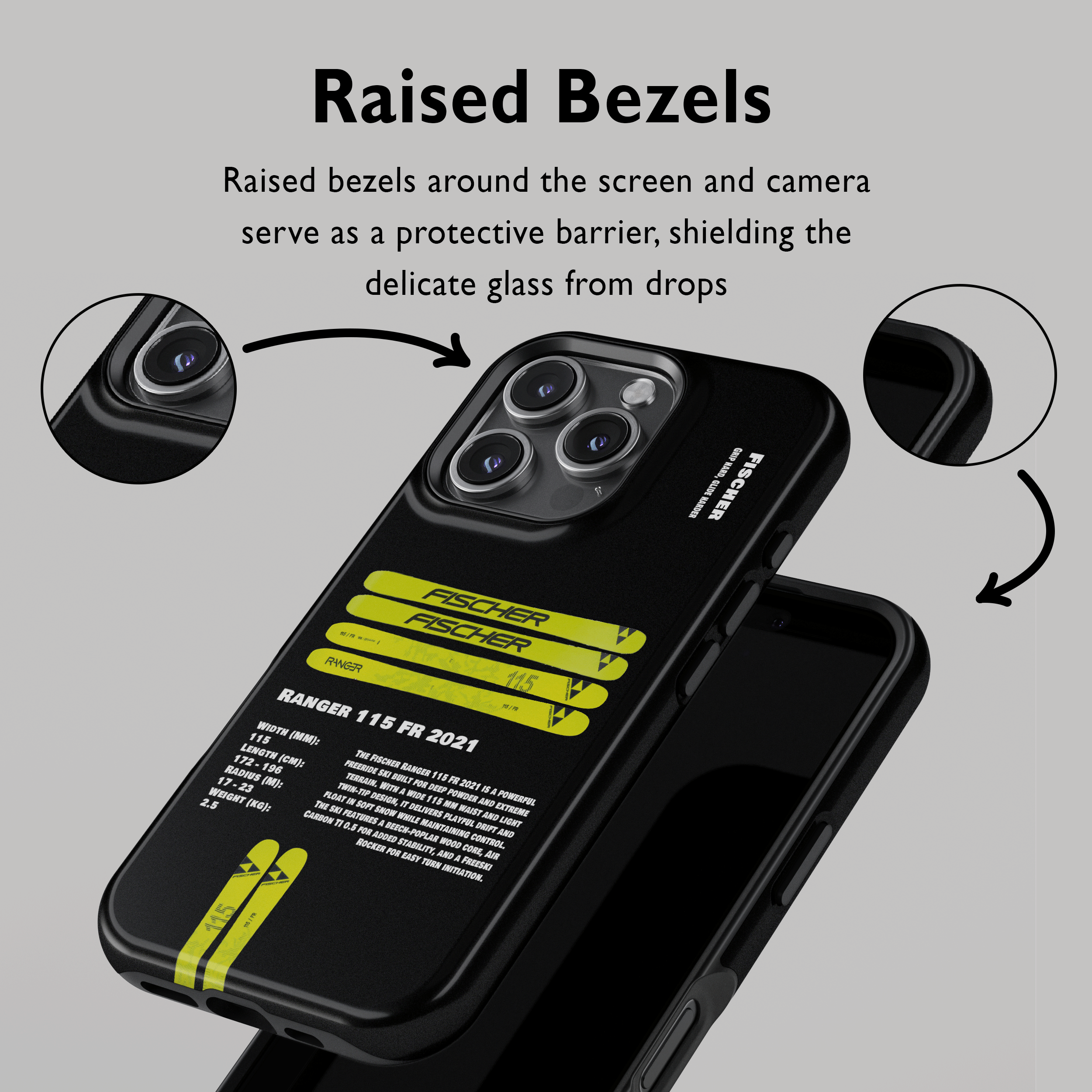 Fischer Ranger 115 FR 2021 Ski Phone Case