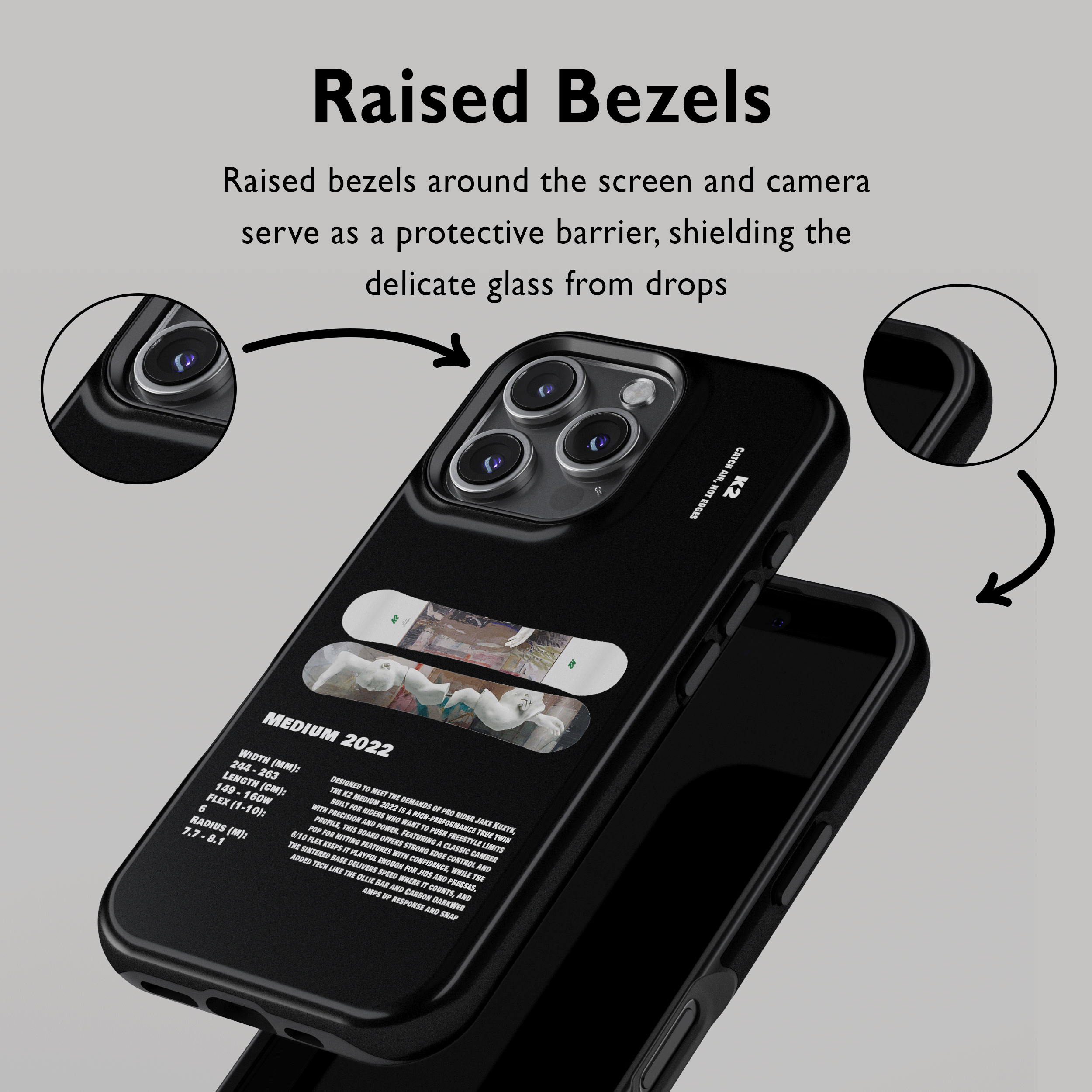 K2 Medium 2022 Snowboard Phone Case