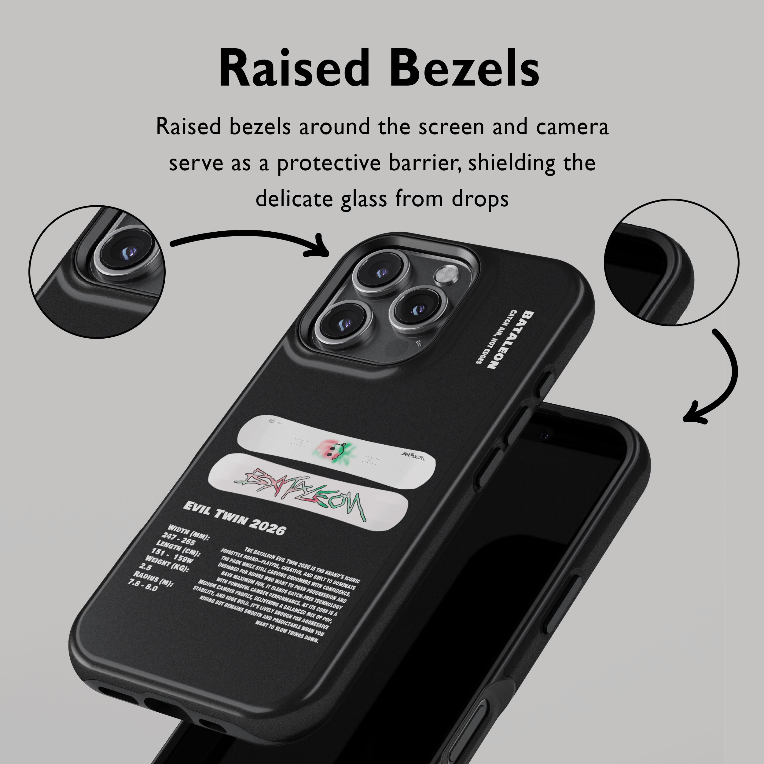 Bataleon Evil Twin 2026 Snowboard Phone Case