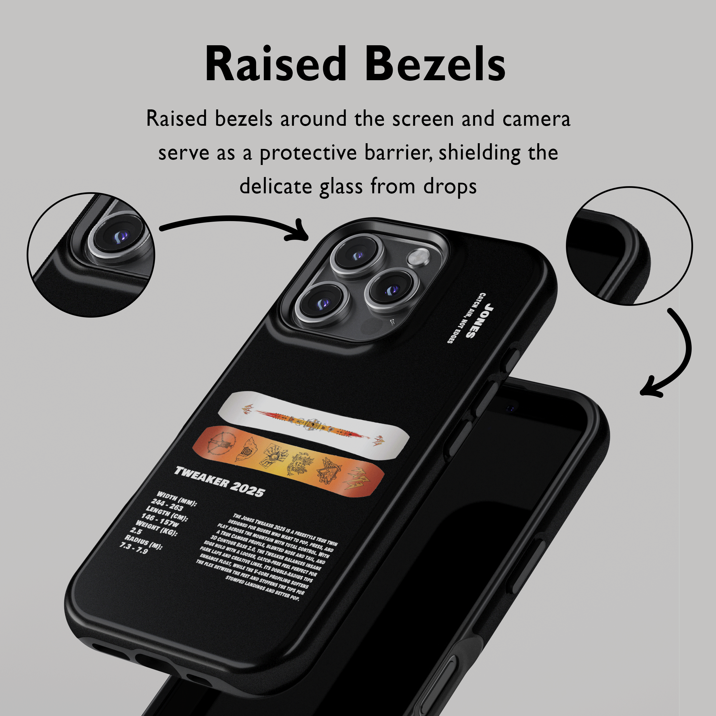 Jones Tweaker 2025 Snowboard Phone Case