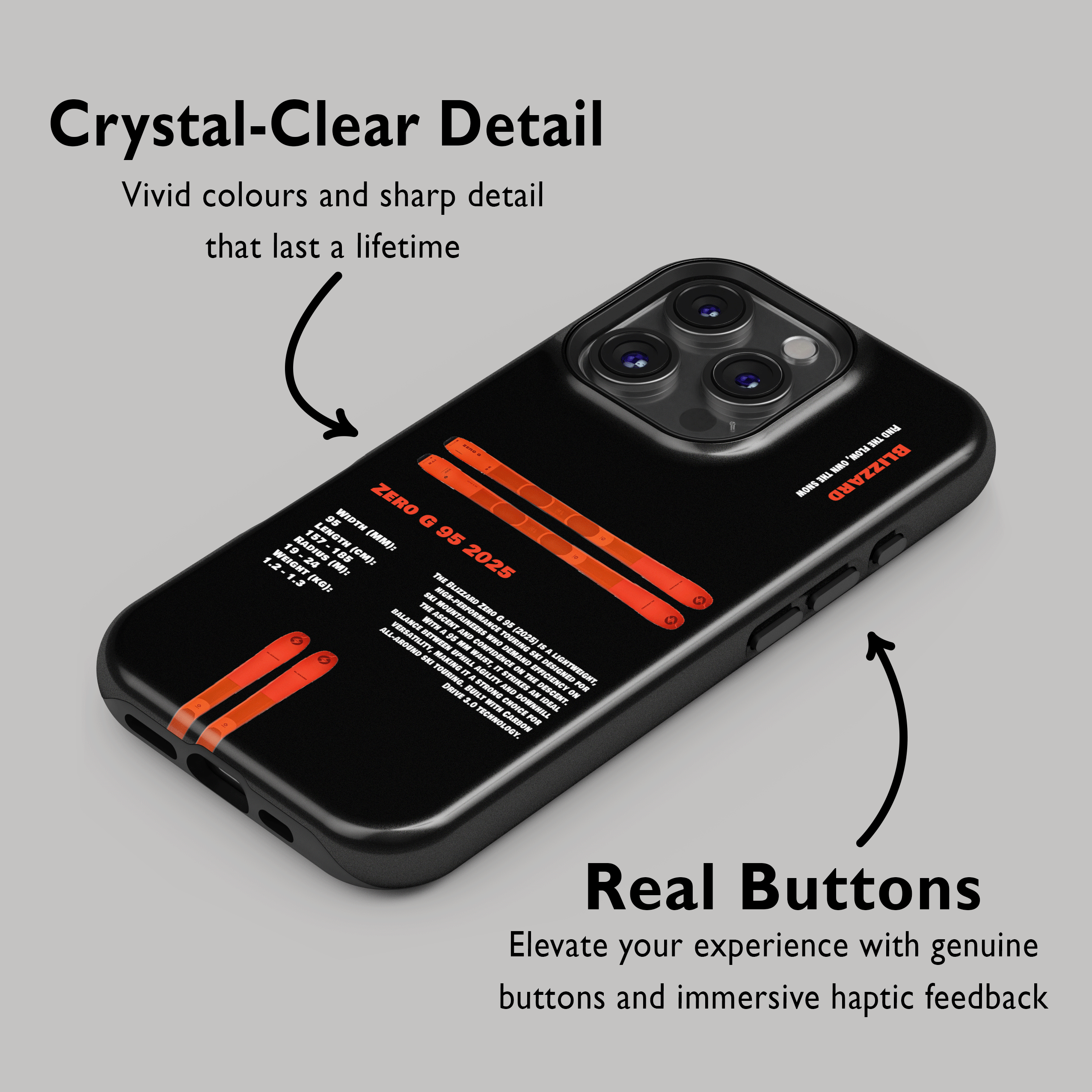 Blizzard Zero G 95 2025 Ski Phone Case