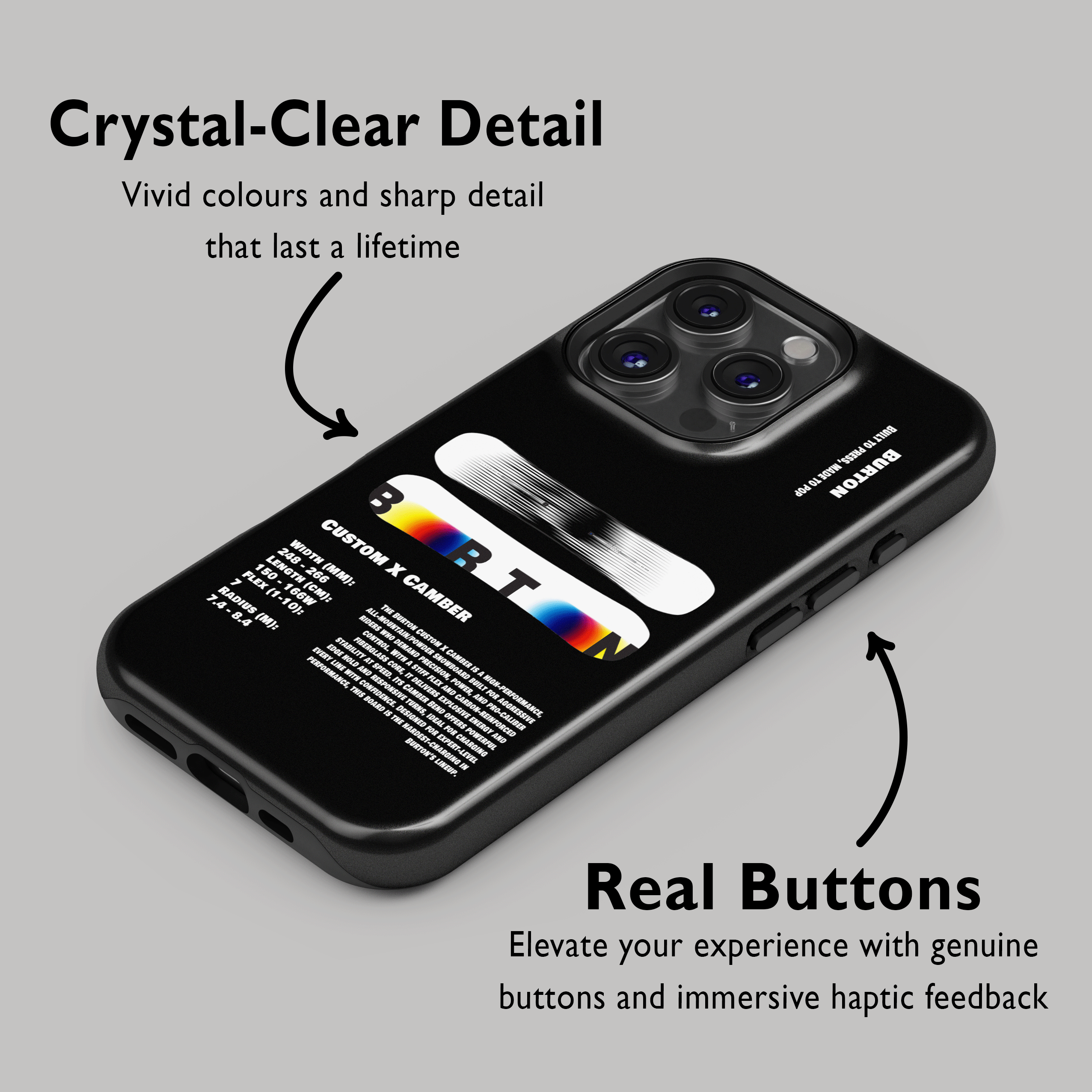 Étui de téléphone pour snowboard Burton Process Camber 2026