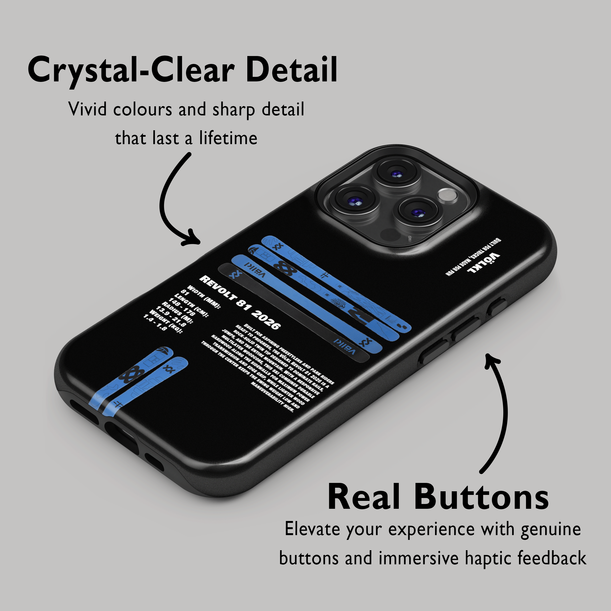 Volkl Revolt 81 2026 Ski Phone Case