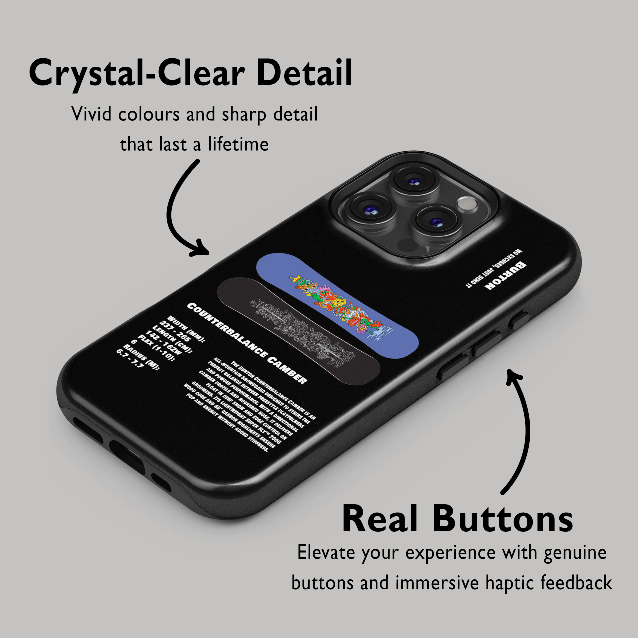 Étui de téléphone pour snowboard Burton Process Camber 2026