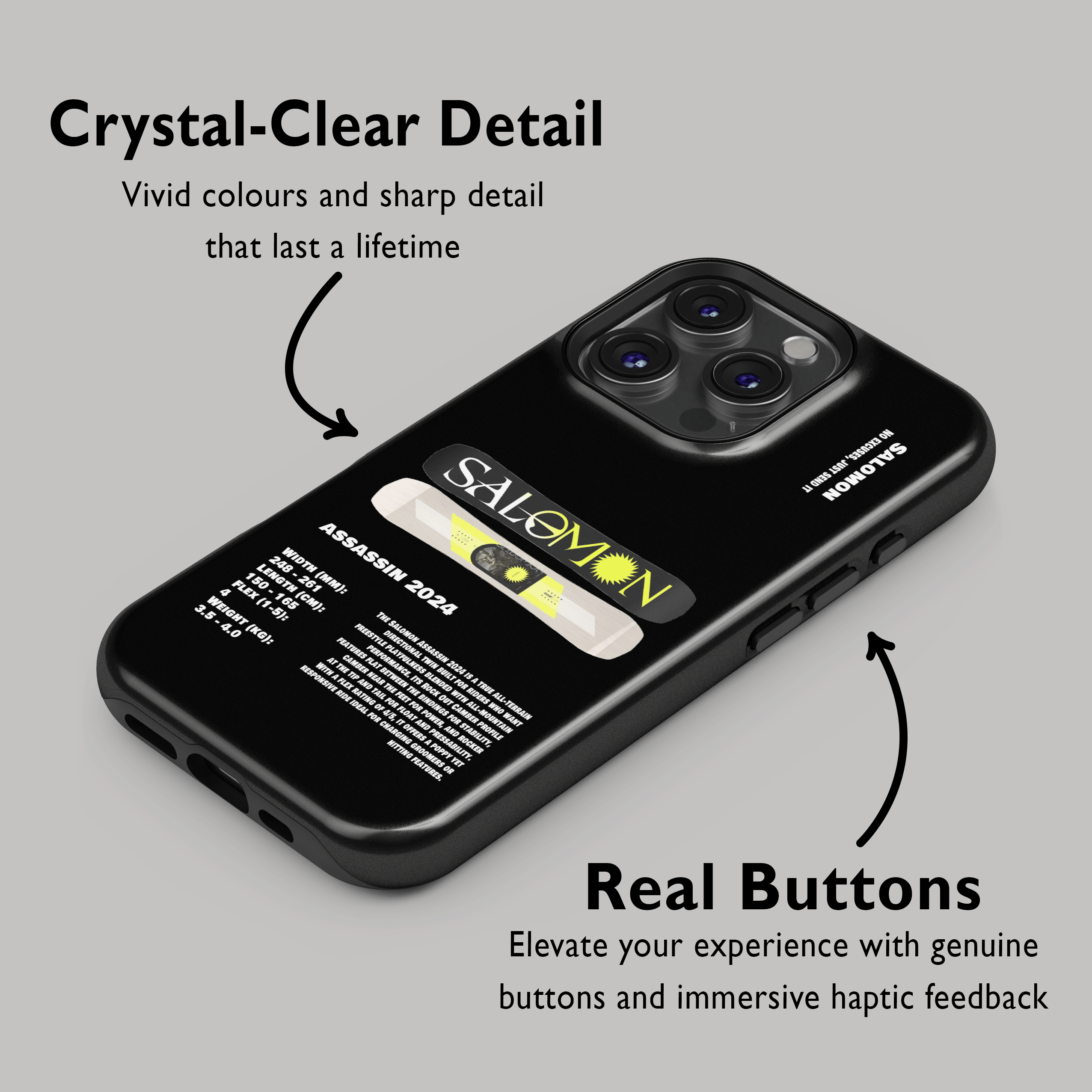 Salomon Assassin 2024 Snowboard Phone Case