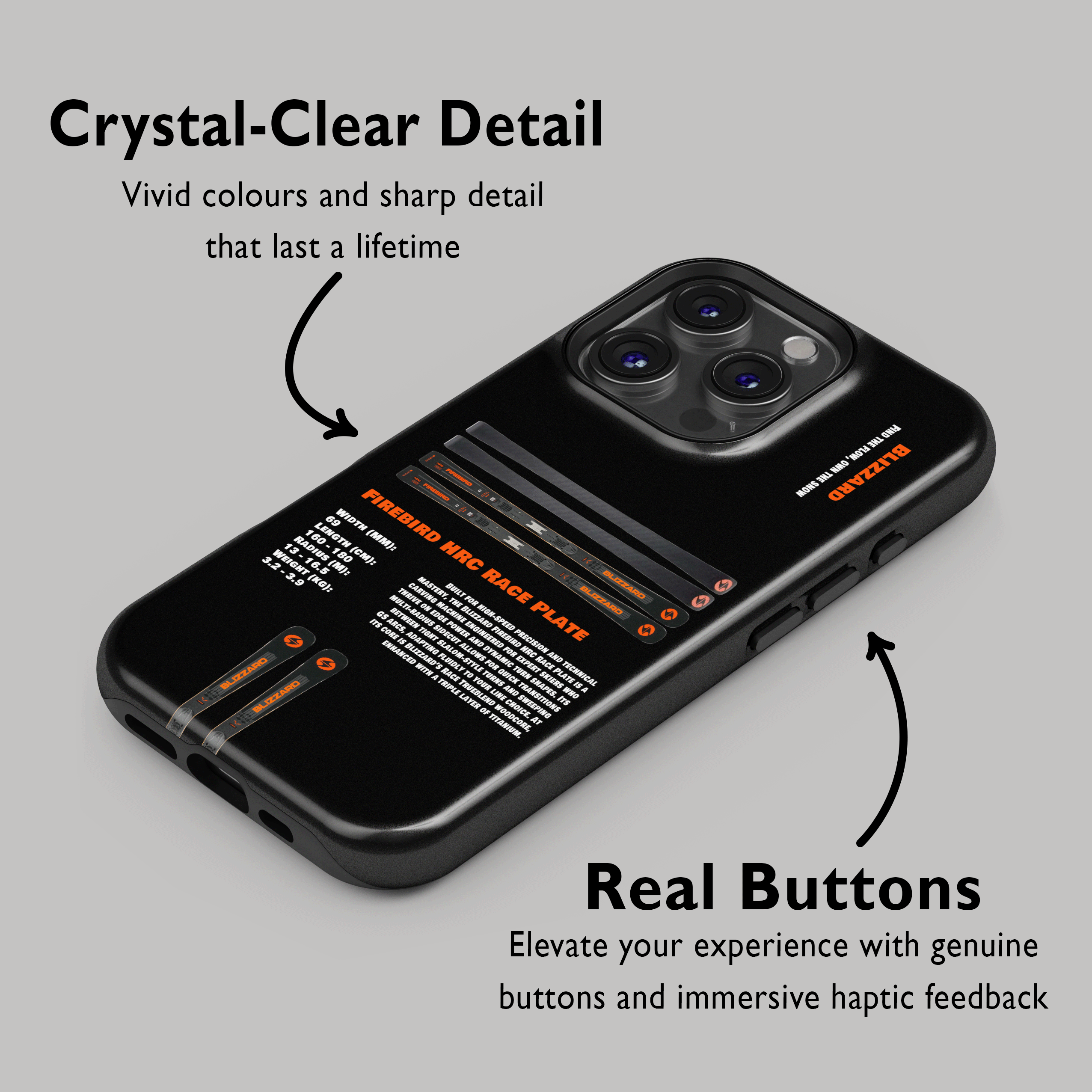 Blizzard Firebird HRC Race Plate Ski Phone Case