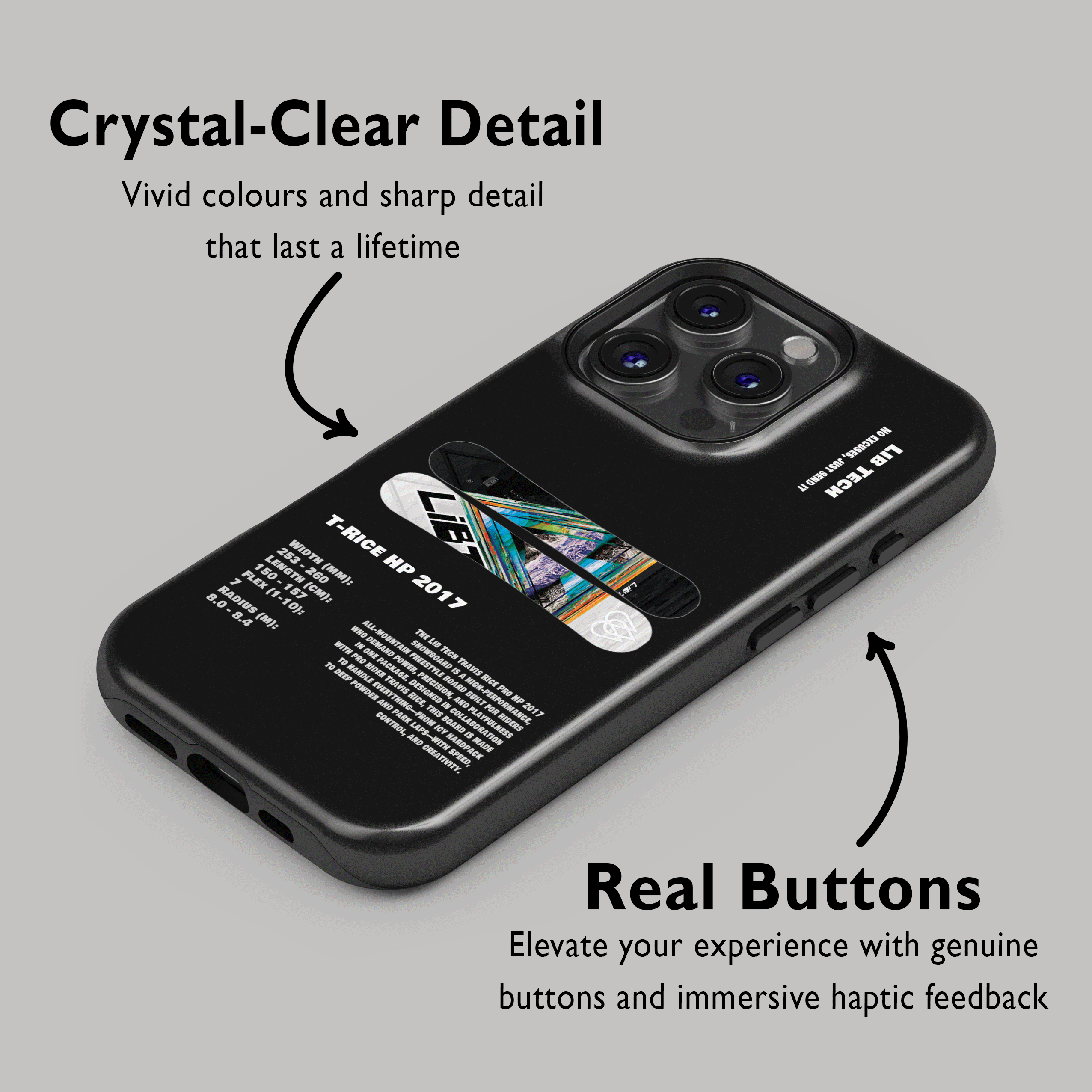 Lib Tech TRice HP 2017 Snowboard Phone Case