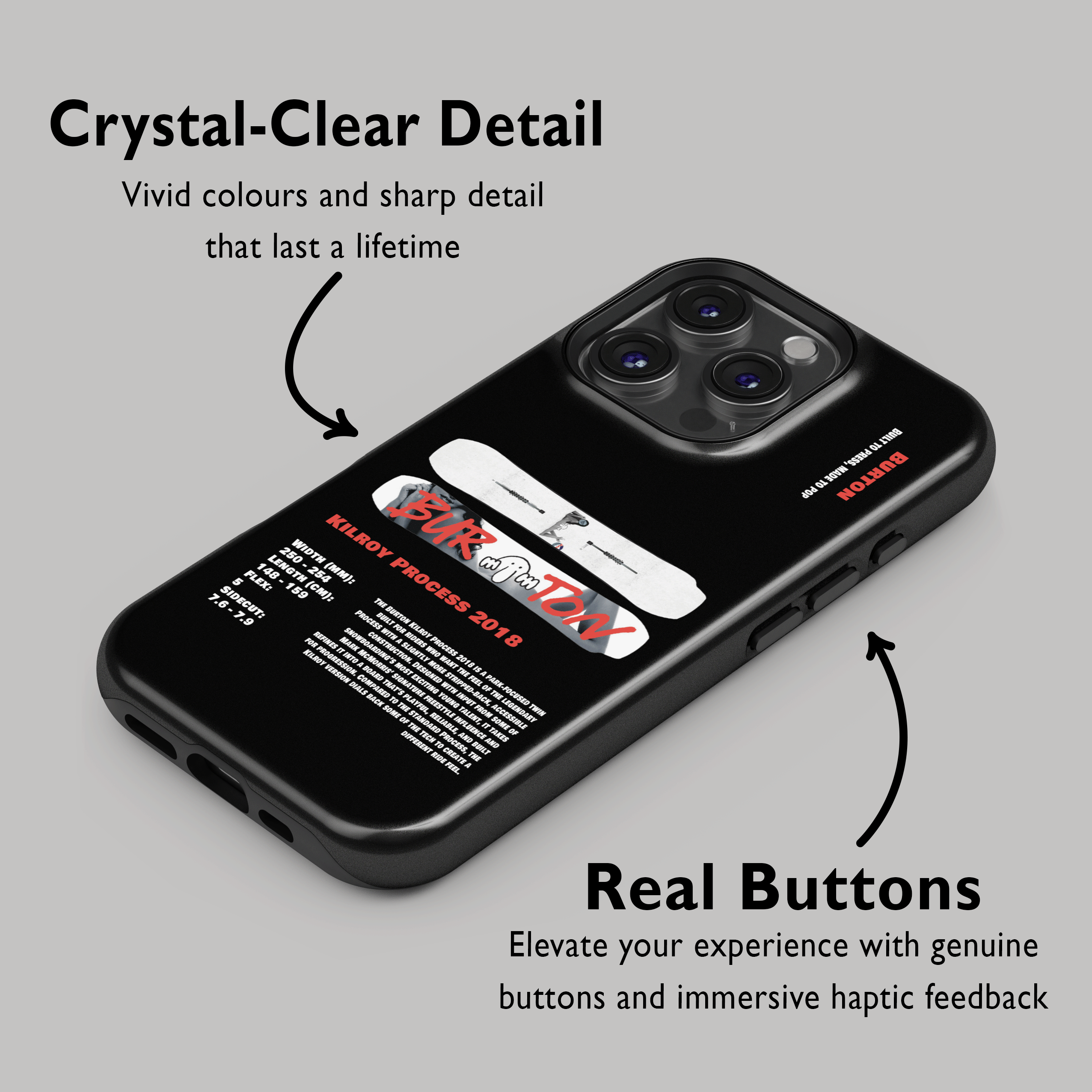 Burton Kilroy Process Snowboard Phone Case
