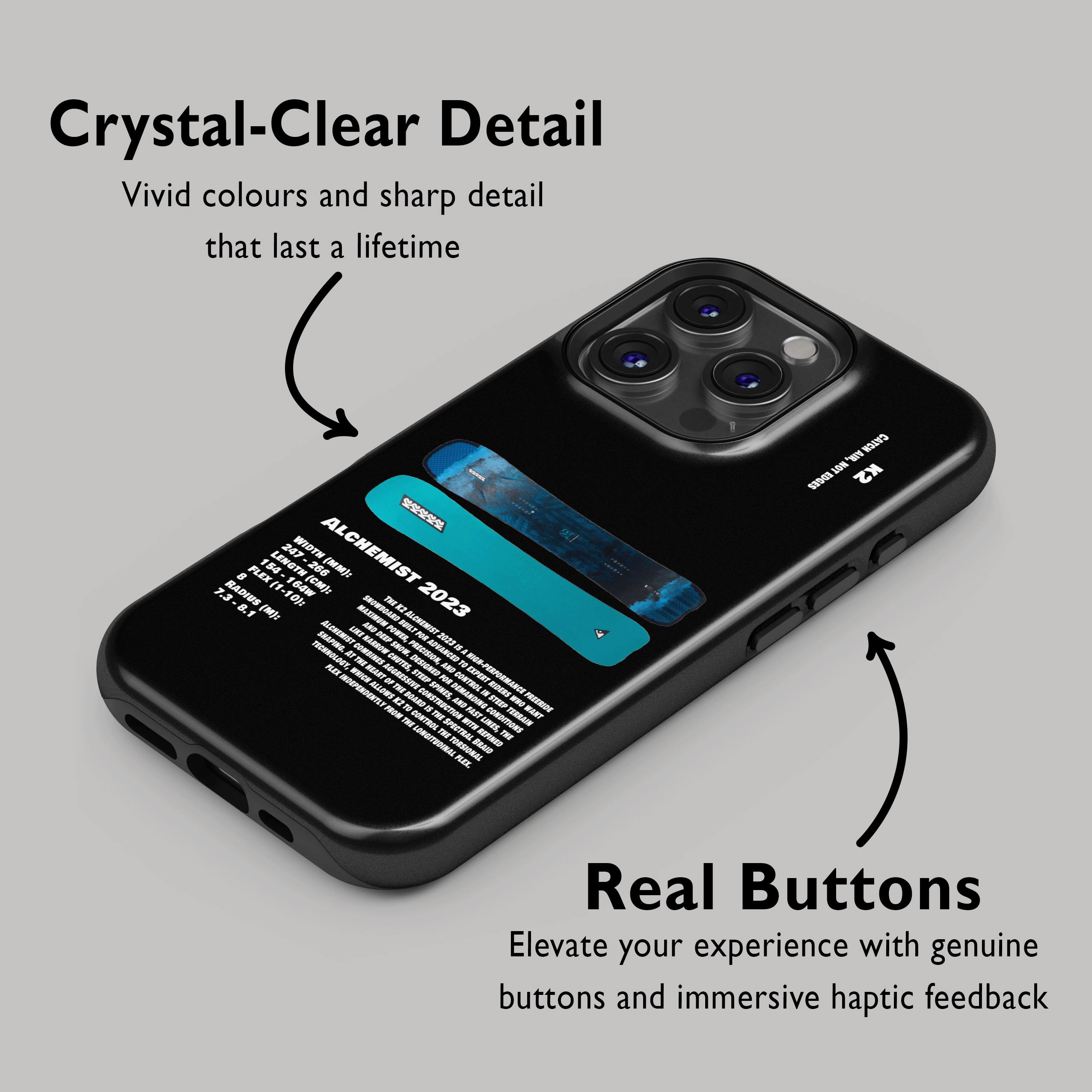 K2 Alchemist 2023 Snowboard Phone Case