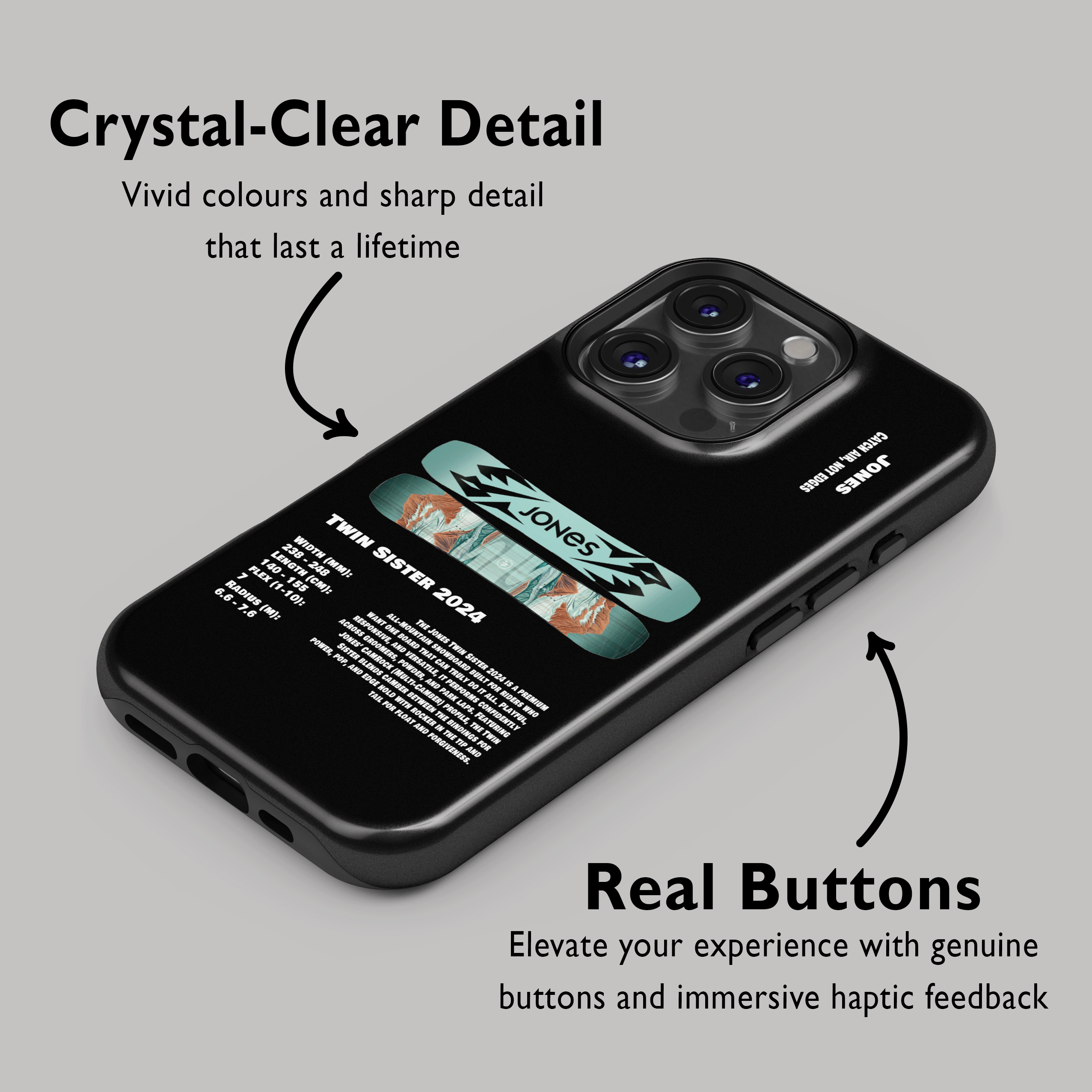 Jones Twin Sister 2024 Snowboard Phone Case